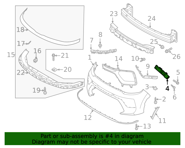 GENUINE Front Bumper Bracket RIGHT PASSENGER for 20-22 Kia Soul 86552K0000