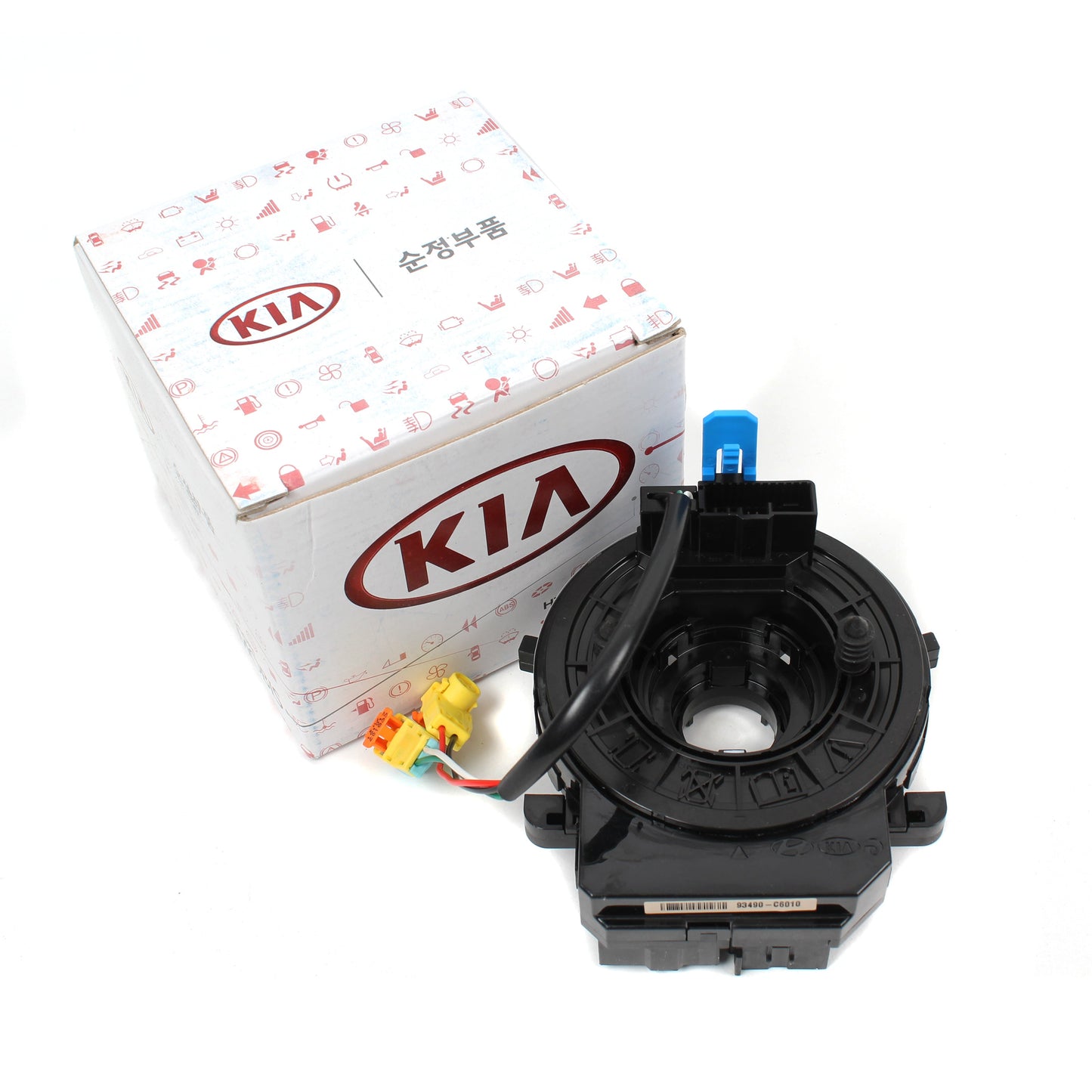 GENUINE Steering Wheel Clock Spring for W/O Heated 16-18 Kia Sorento 93490C6010