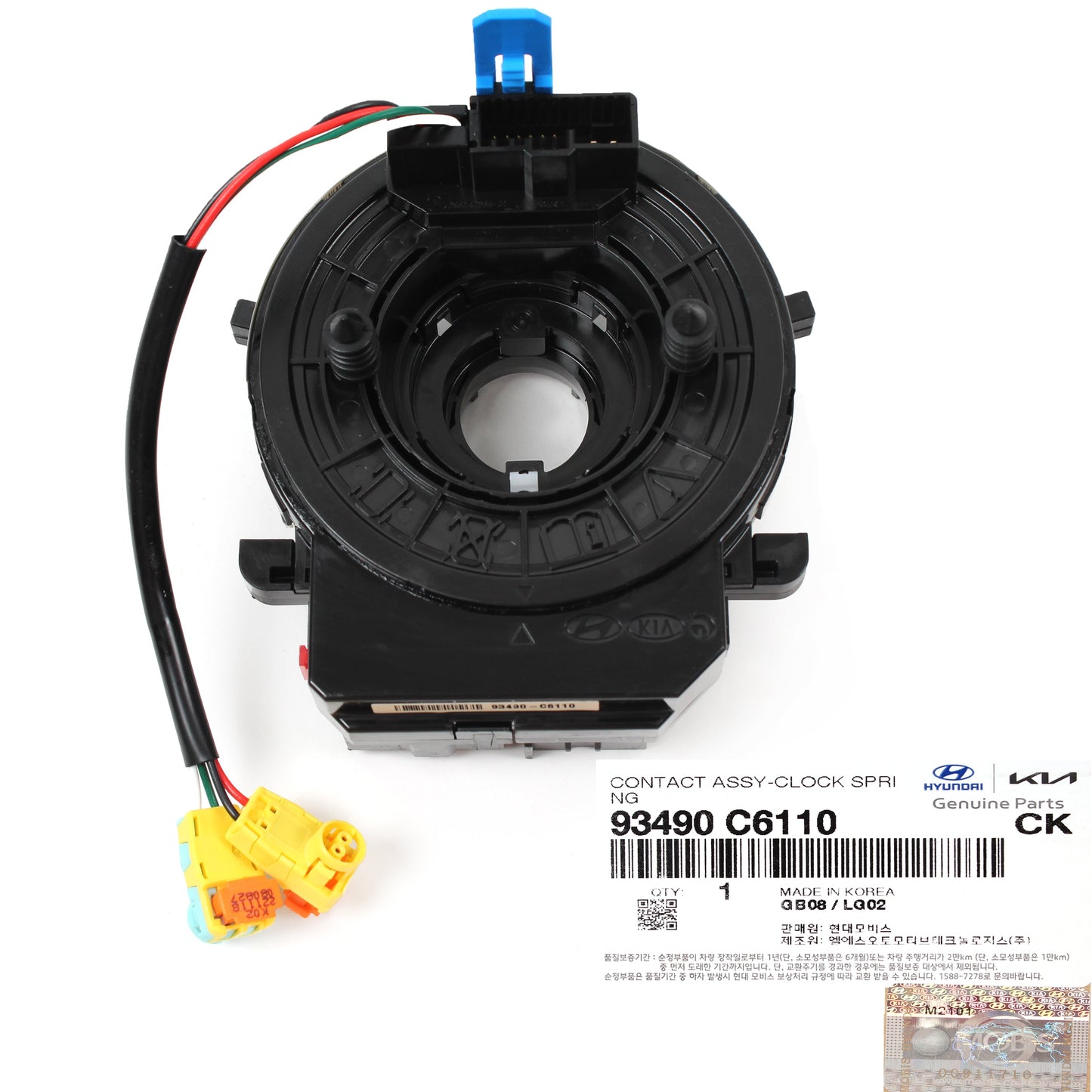 GENUINE SRS Air Bag Clock Spring w/ Heated for 16-18 Kia Sorento 93490C6110