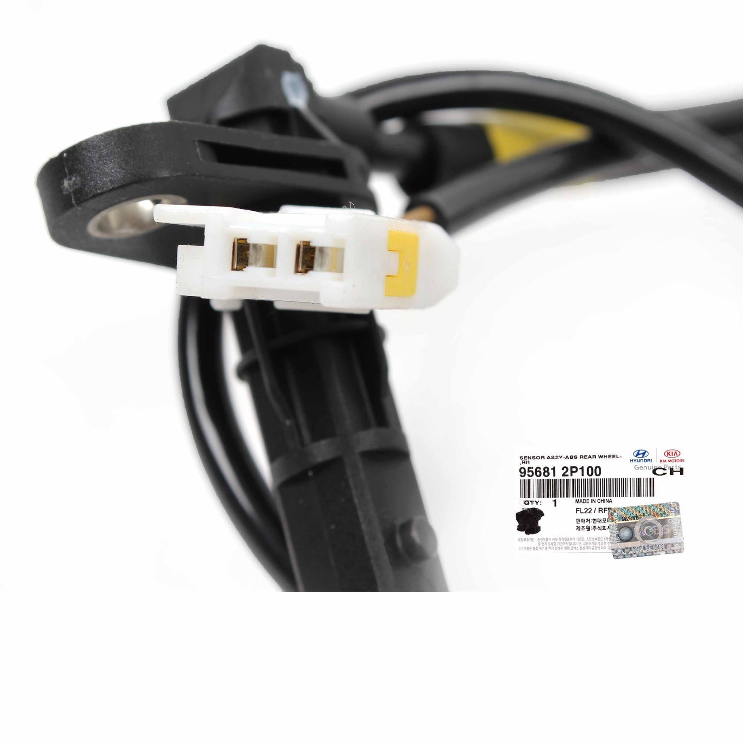 OEM ABS Wheel Speed Sensor REAR RIGHT for 11-13 Veracruz Sorento 2WD 956812P100