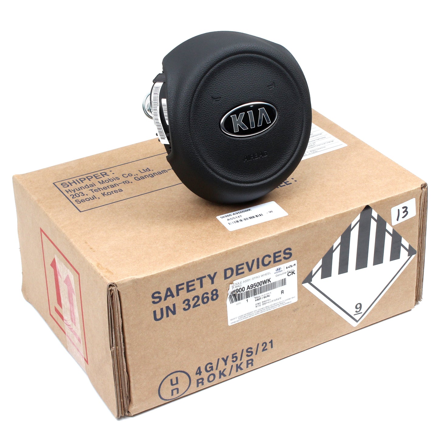 GENUINE Steering Wheel Air Bag for 2015-2018 Kia Sedona 56900A9500WK