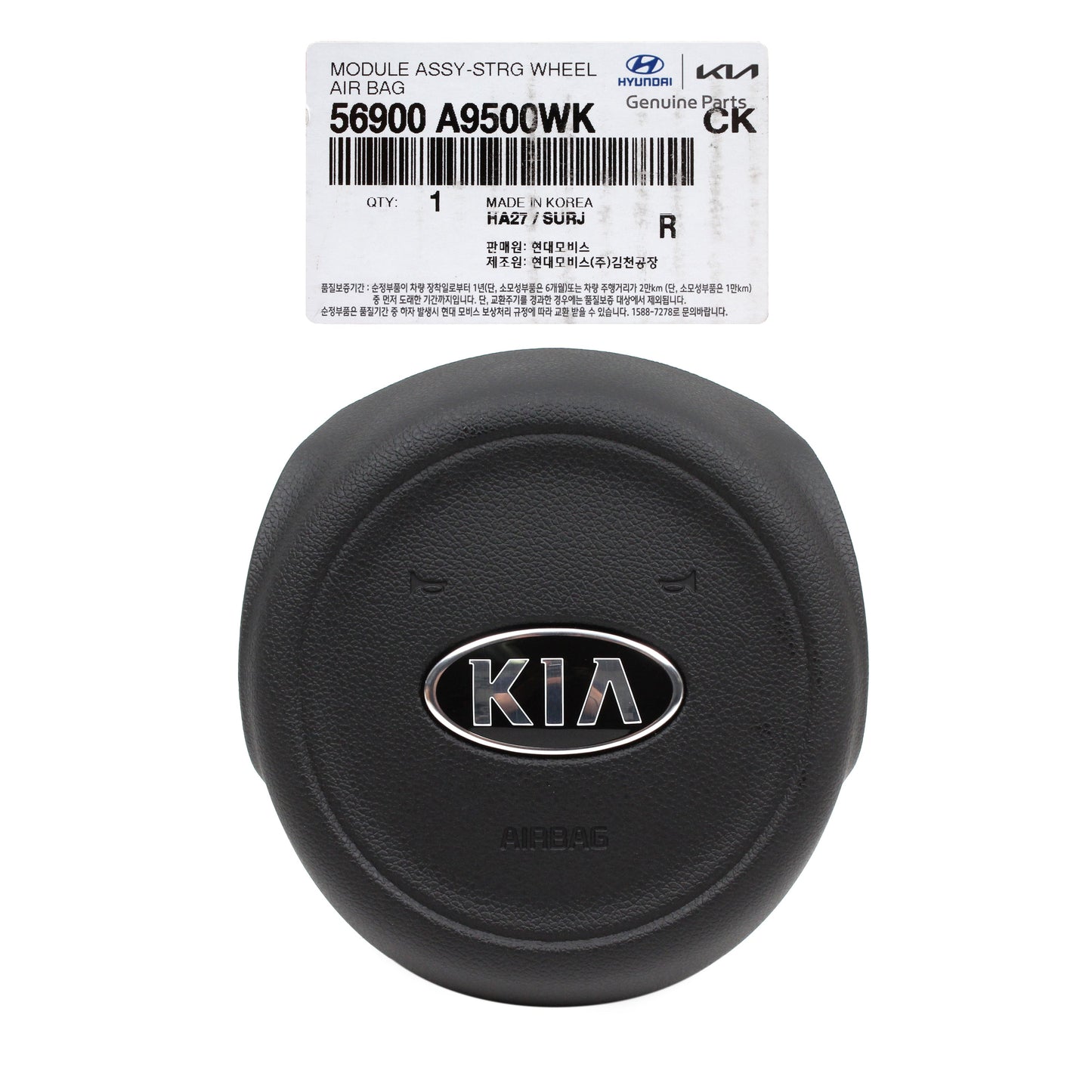 GENUINE Steering Wheel Air Bag for 2015-2018 Kia Sedona 56900A9500WK