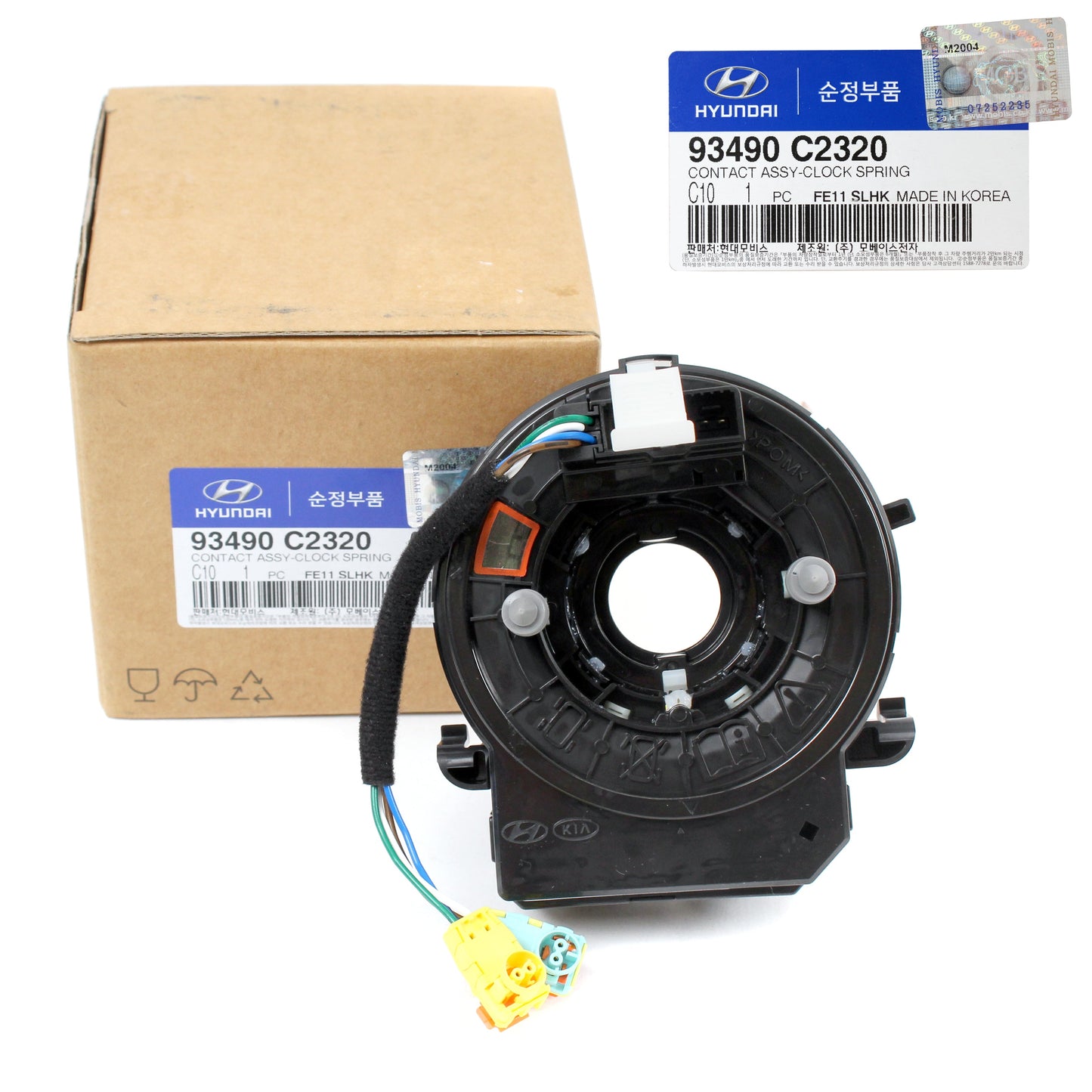 GENUINE SRS Air Bag Clock Spring w/ Heated for 15-17 Hyundai Sonata 93490C2320