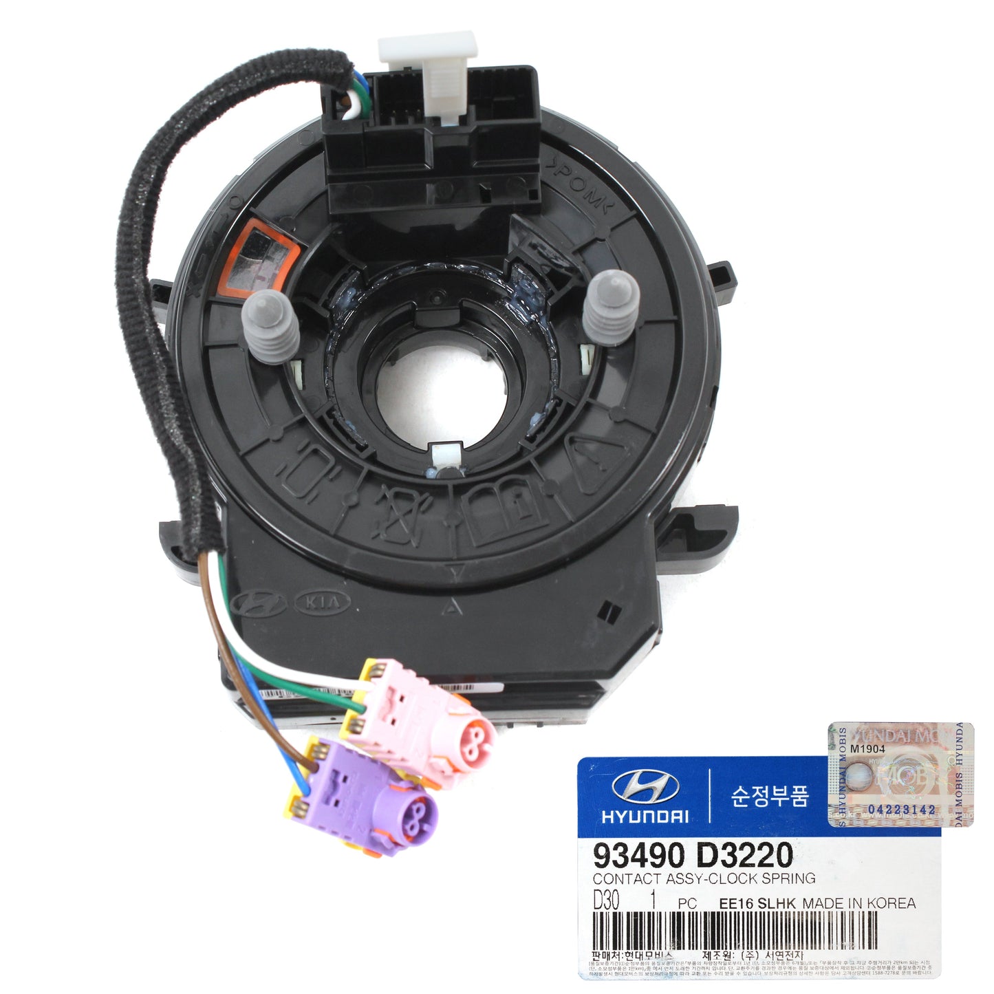OEM SRS Air Bag Clock Spring W/O Heated for 16-18 Hyundai Tucson 93490D3220