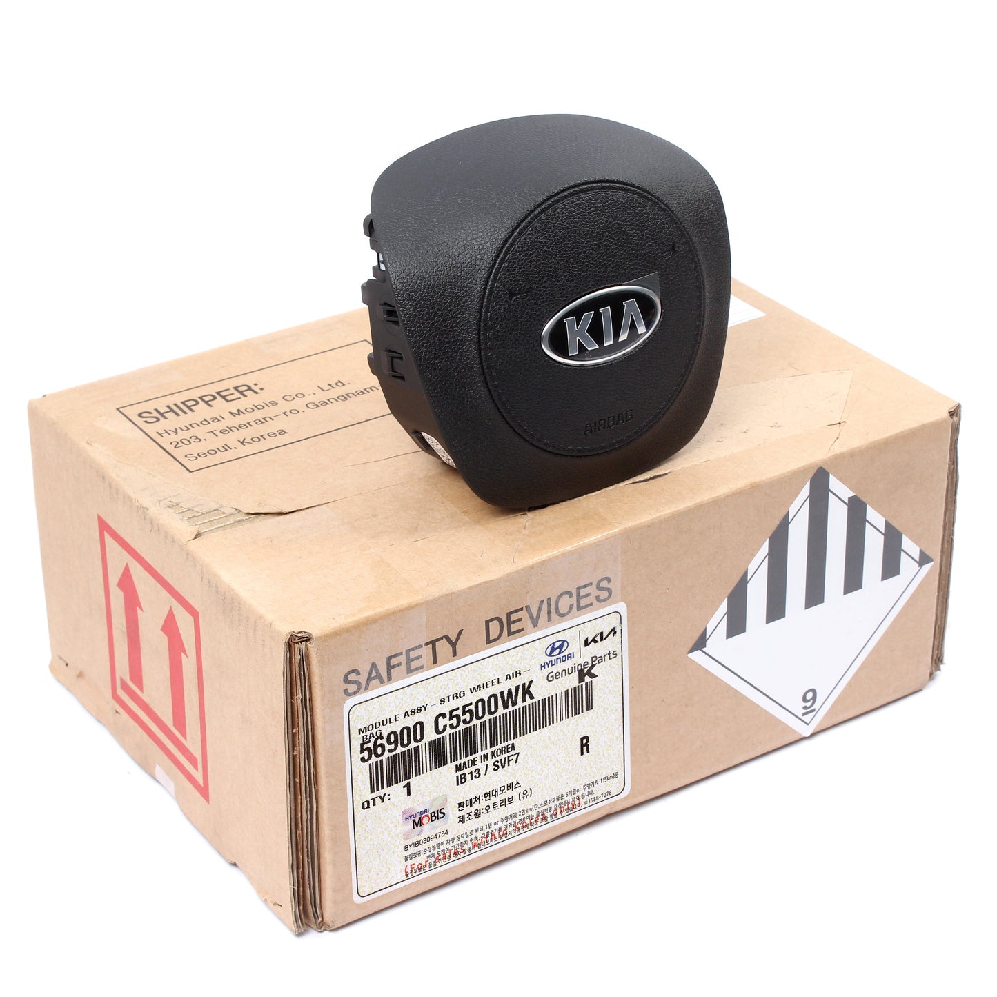 GENUINE Steering Wheel Air Bag Module for 2019 2020 Kia Sorento 56900C5500WK