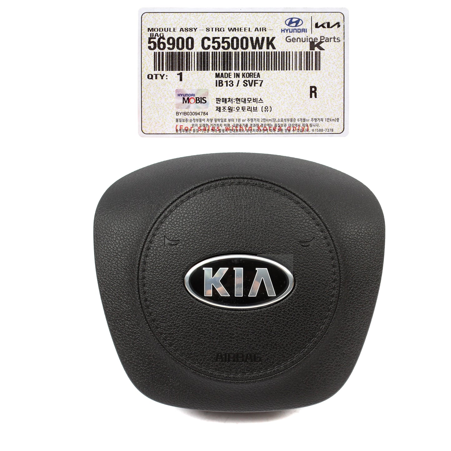 GENUINE Steering Wheel Air Bag Module for 2019 2020 Kia Sorento 56900C5500WK