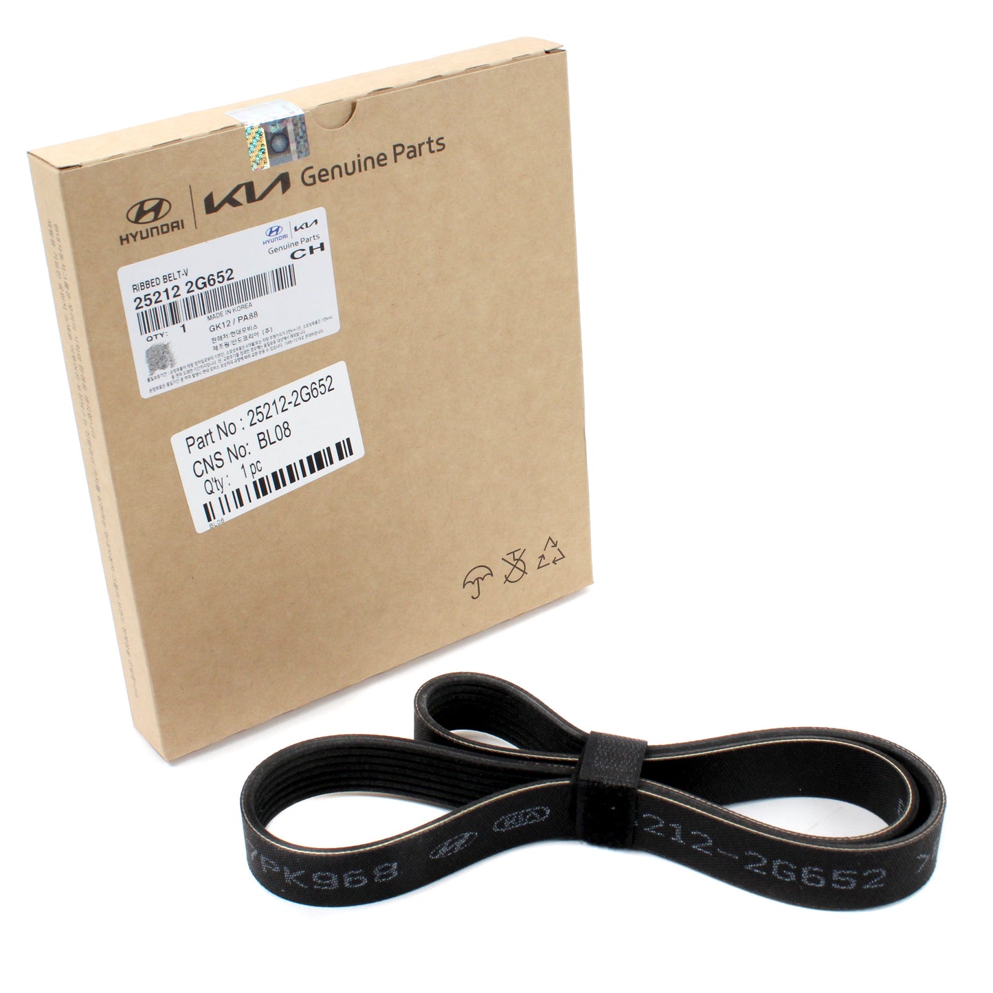 GENUINE Serpentine Belt & Tensioners for 2011-2016 Sonata Optima HYBRID