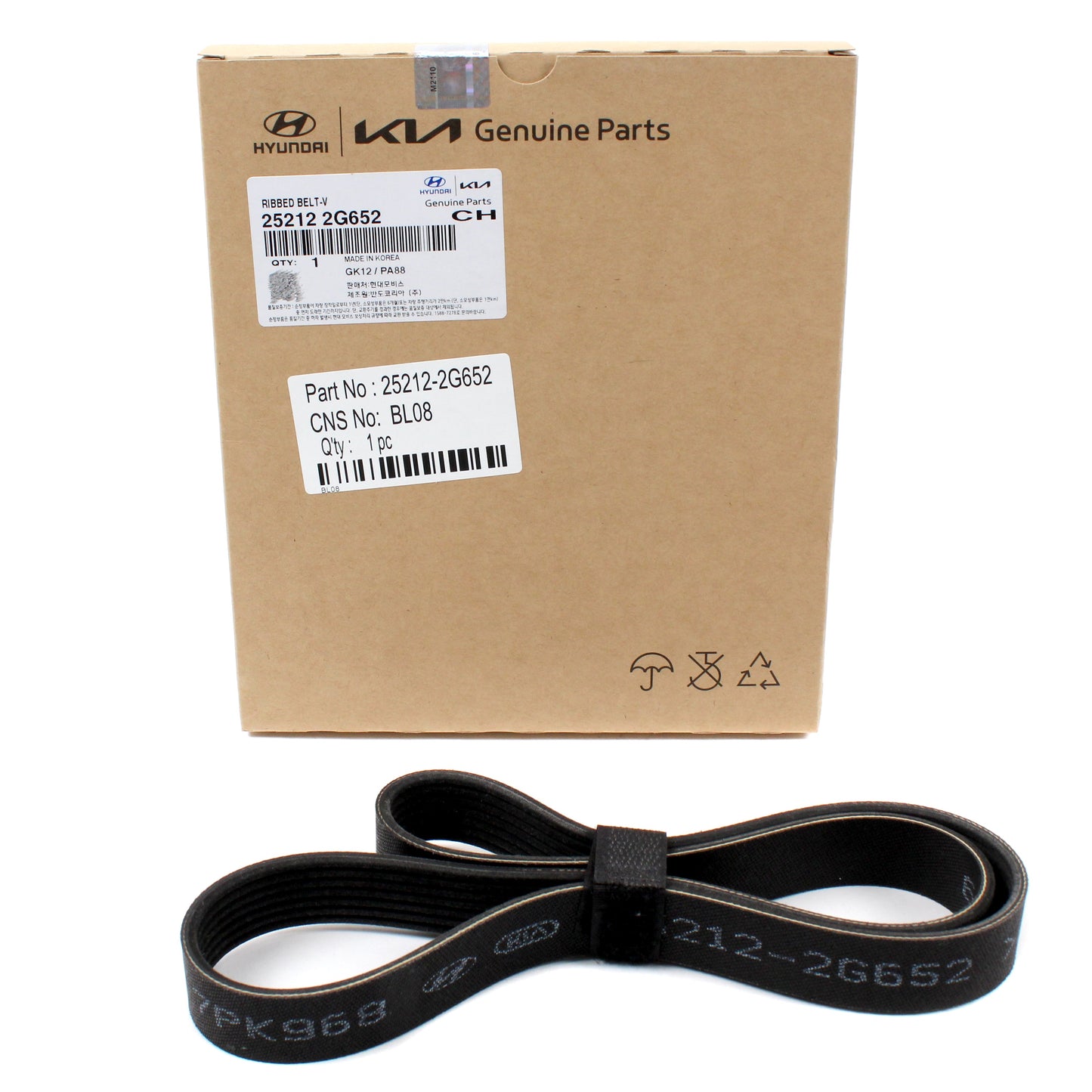 GENUINE Serpentine Belt & Tensioners for 2011-2016 Sonata Optima HYBRID