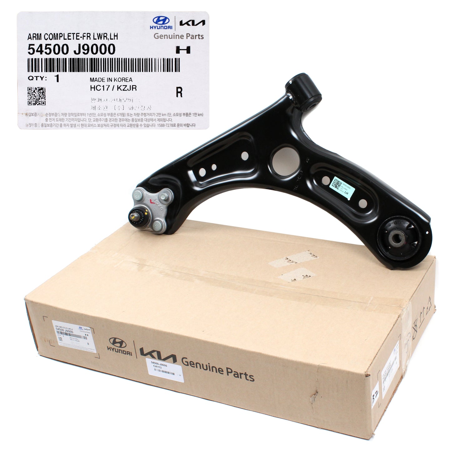 GENUINE Control Arm Lower FRONT LEFT DRIVER for 18-22 Hyundai Kona 54500J9000