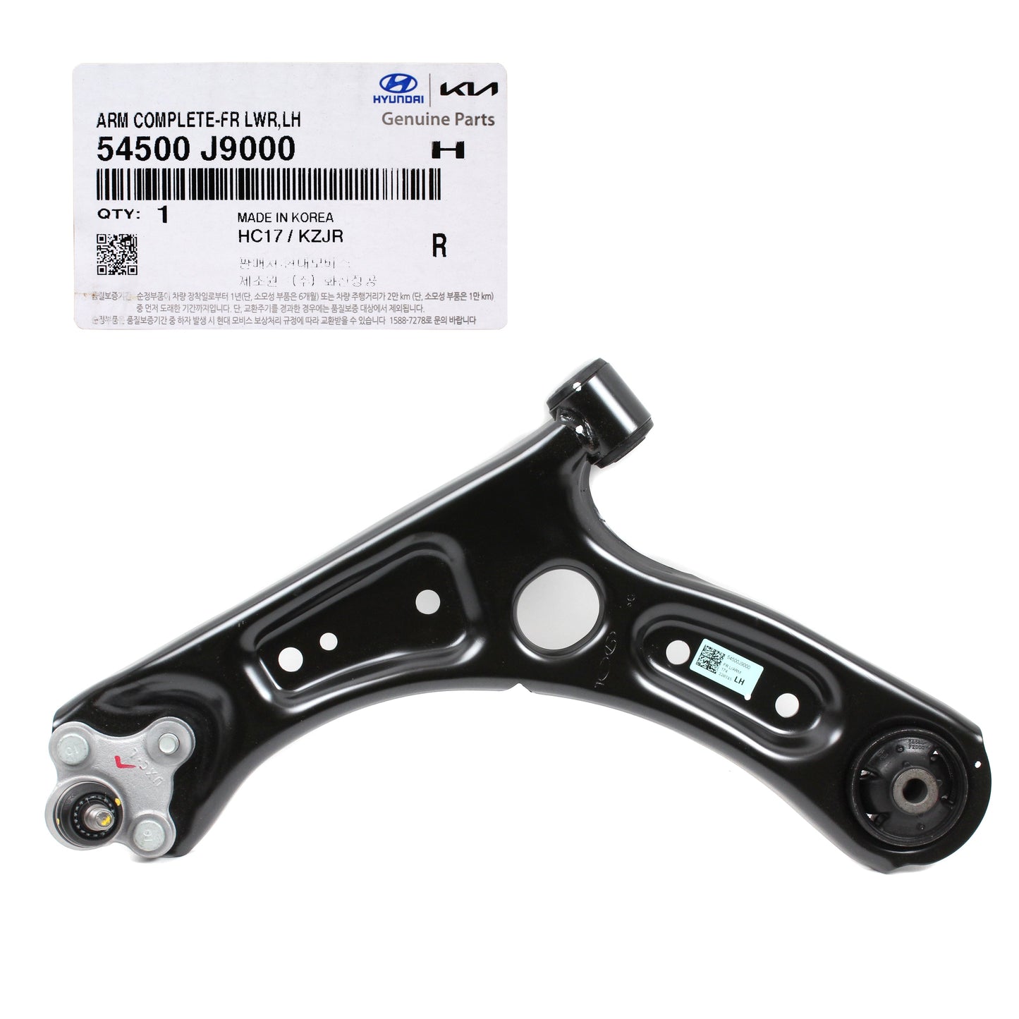 GENUINE Control Arm Lower FRONT LEFT DRIVER for 18-22 Hyundai Kona 54500J9000