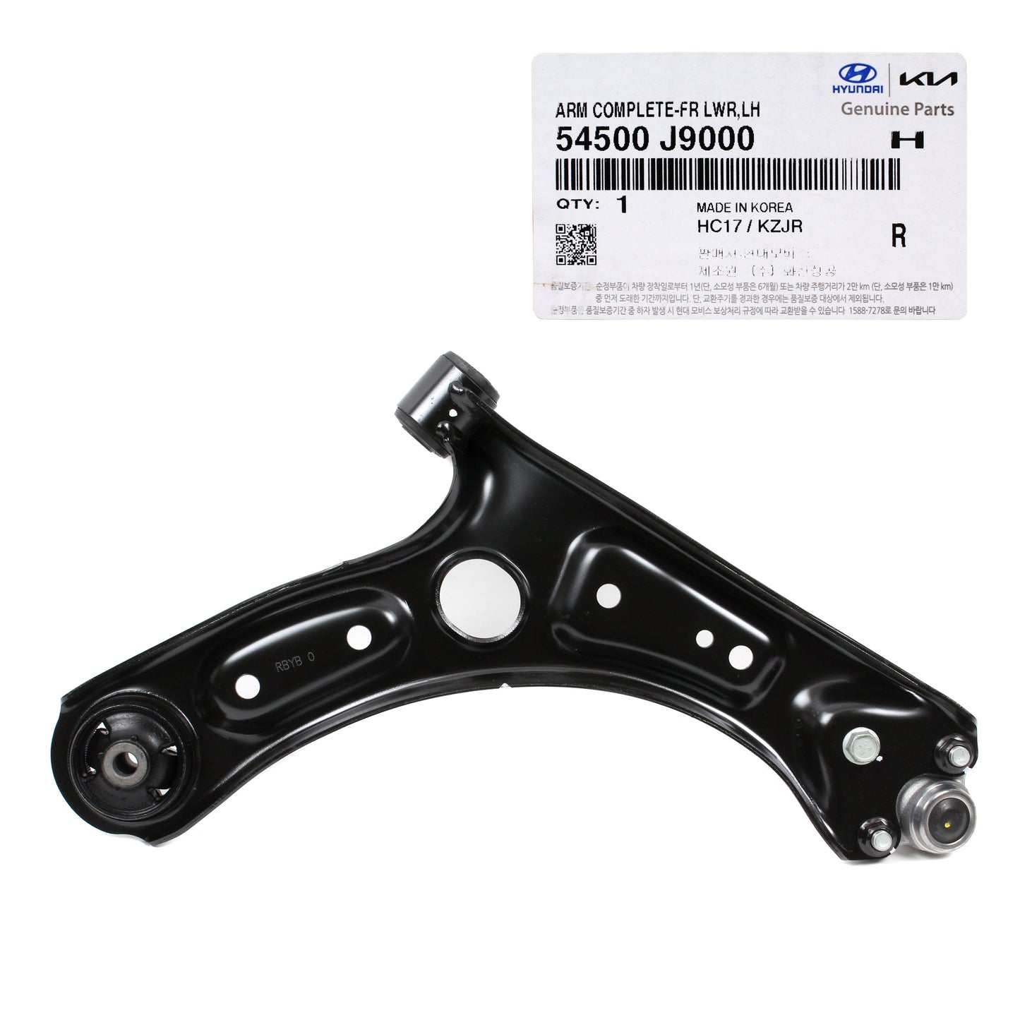GENUINE Control Arm Lower FRONT LEFT DRIVER for 18-22 Hyundai Kona 54500J9000