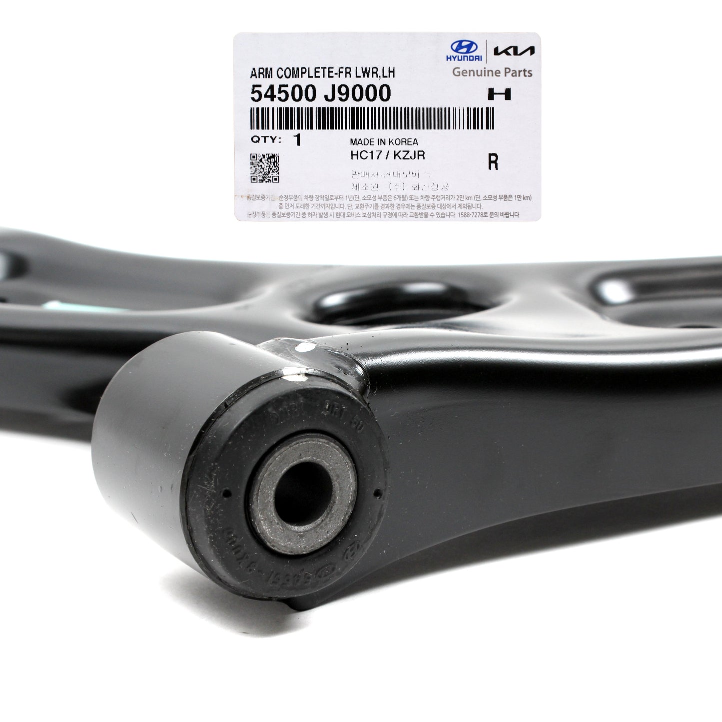 GENUINE Control Arm Lower FRONT LEFT DRIVER for 18-22 Hyundai Kona 54500J9000
