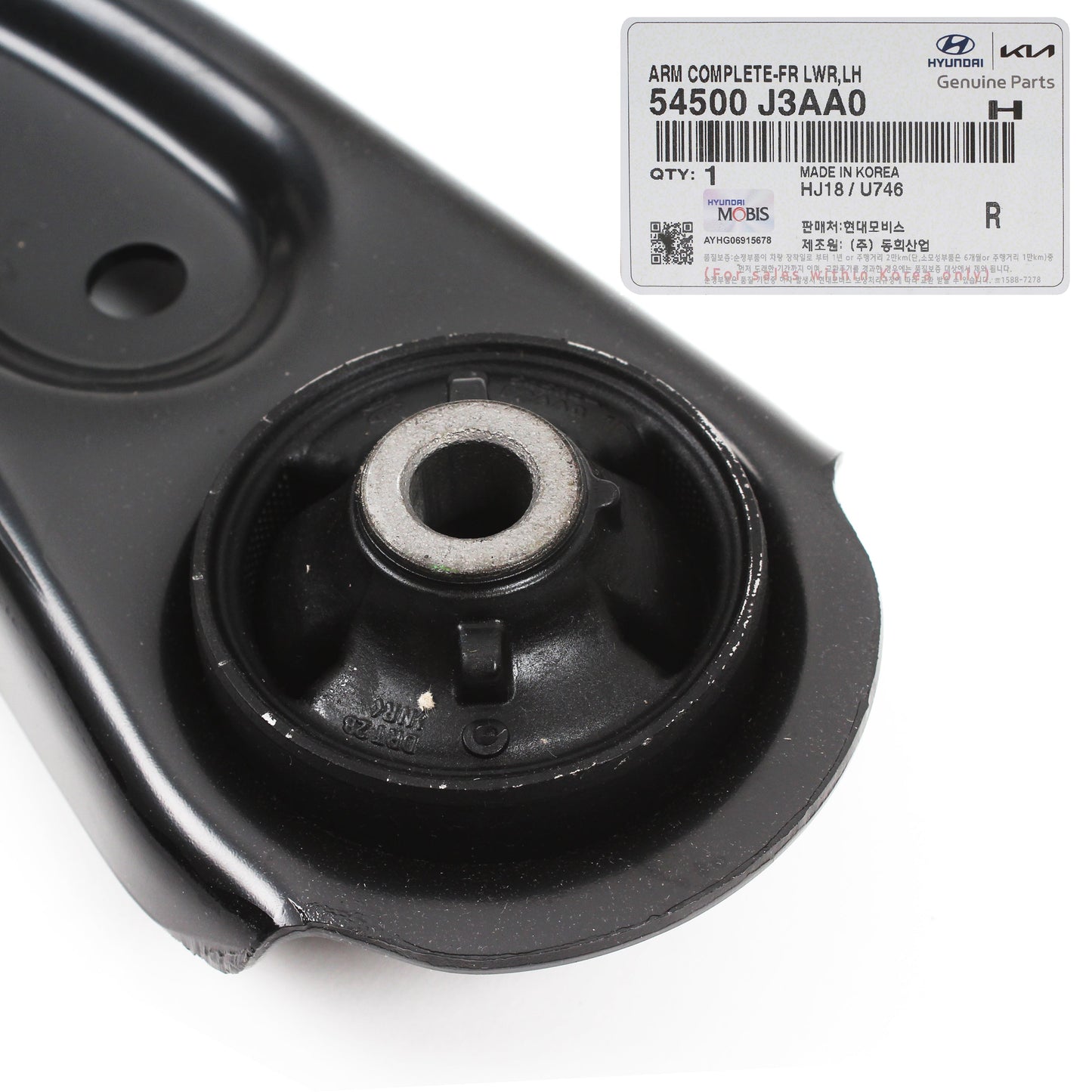 GENUINE 19-21 Hyundai Veloster for Front Lower Control Arm DRIVER 54500J3AA0