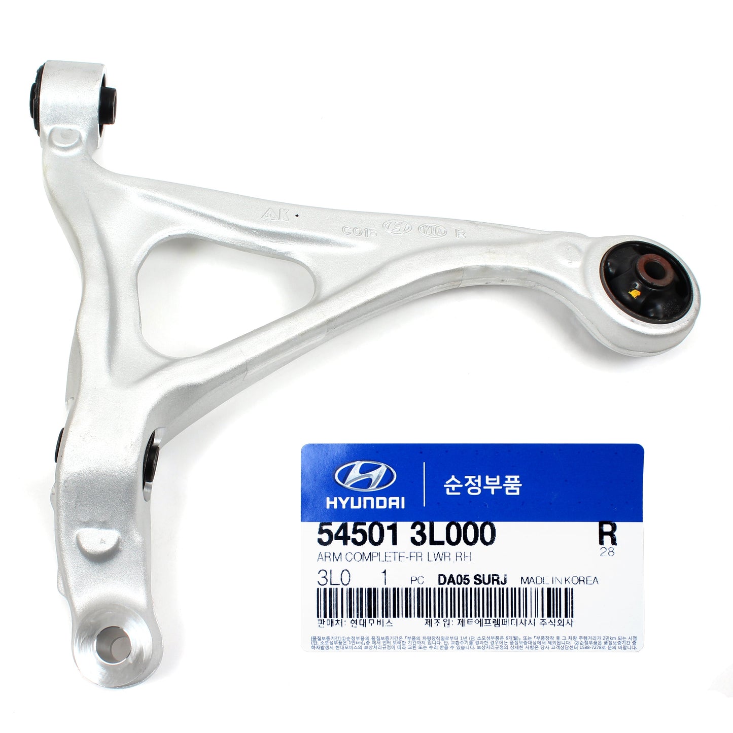 GENUINE Lower Control Arm FRONT RIGHT RH for 06-11 Hyundai Azera 545013L000