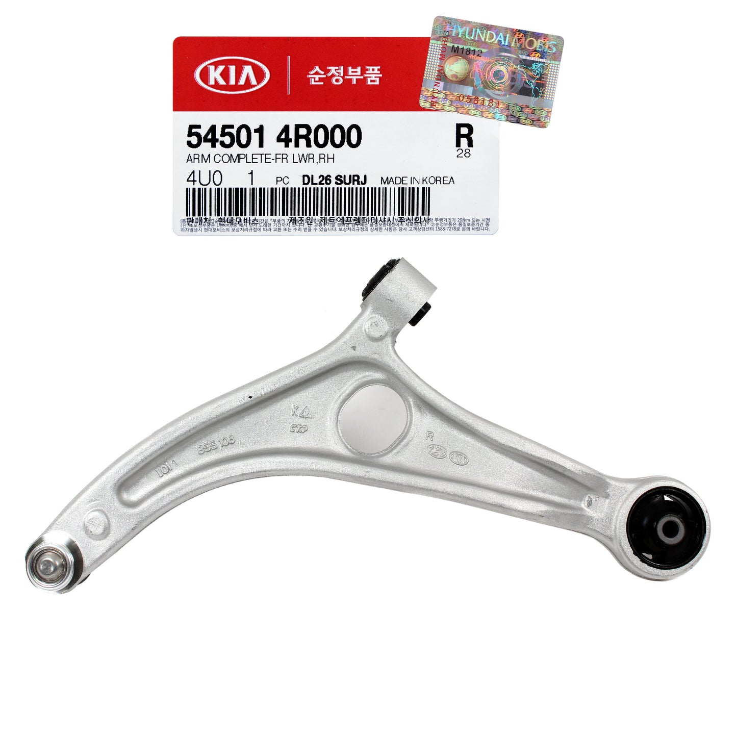 GENUINE CONTROL ARM FRONT RIGHT for 2011-17 AZERA SONATA OPTIMA 545014R000
