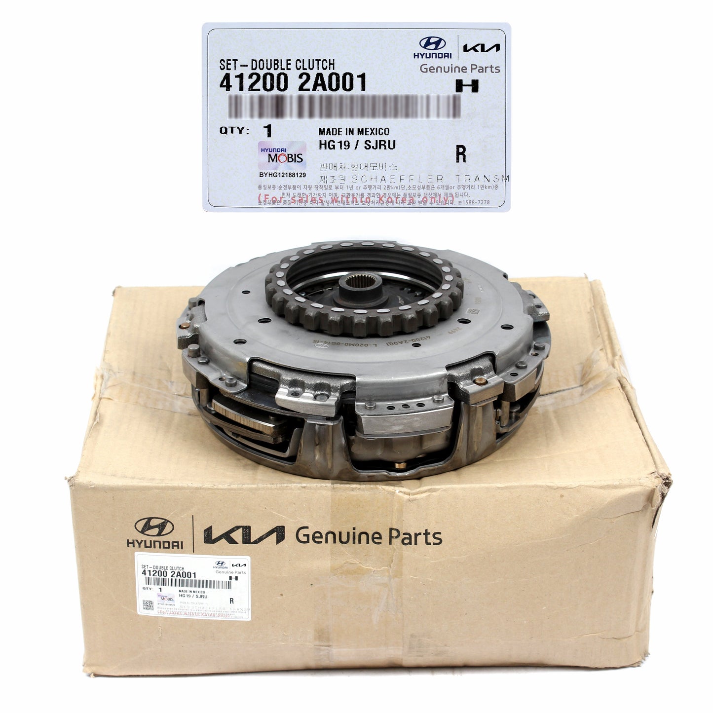 GENUINE Auto Trans Double Clutch Set for 2012-2017 Hyundai Veloster 412002A001