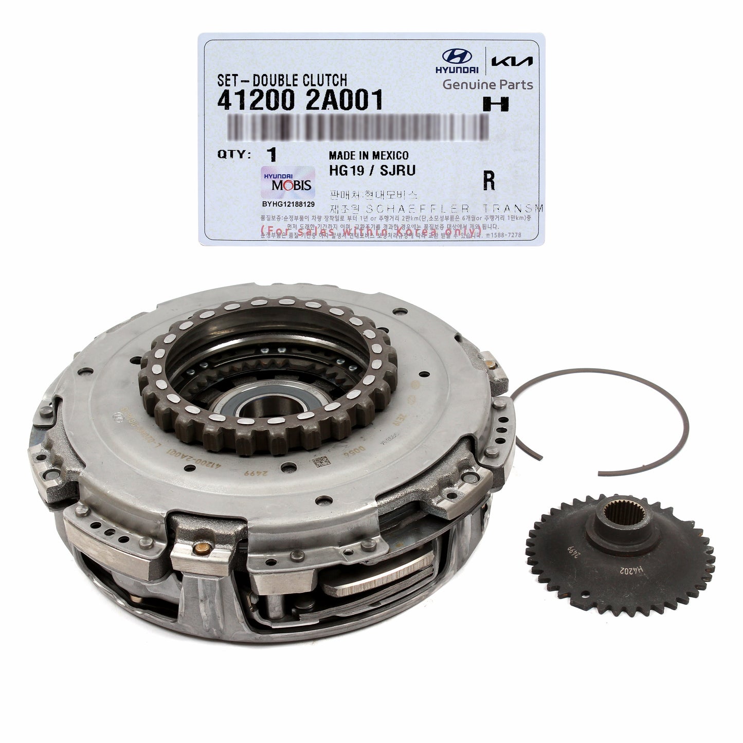 GENUINE Auto Trans Double Clutch Set for 2012-2017 Hyundai Veloster 412002A001