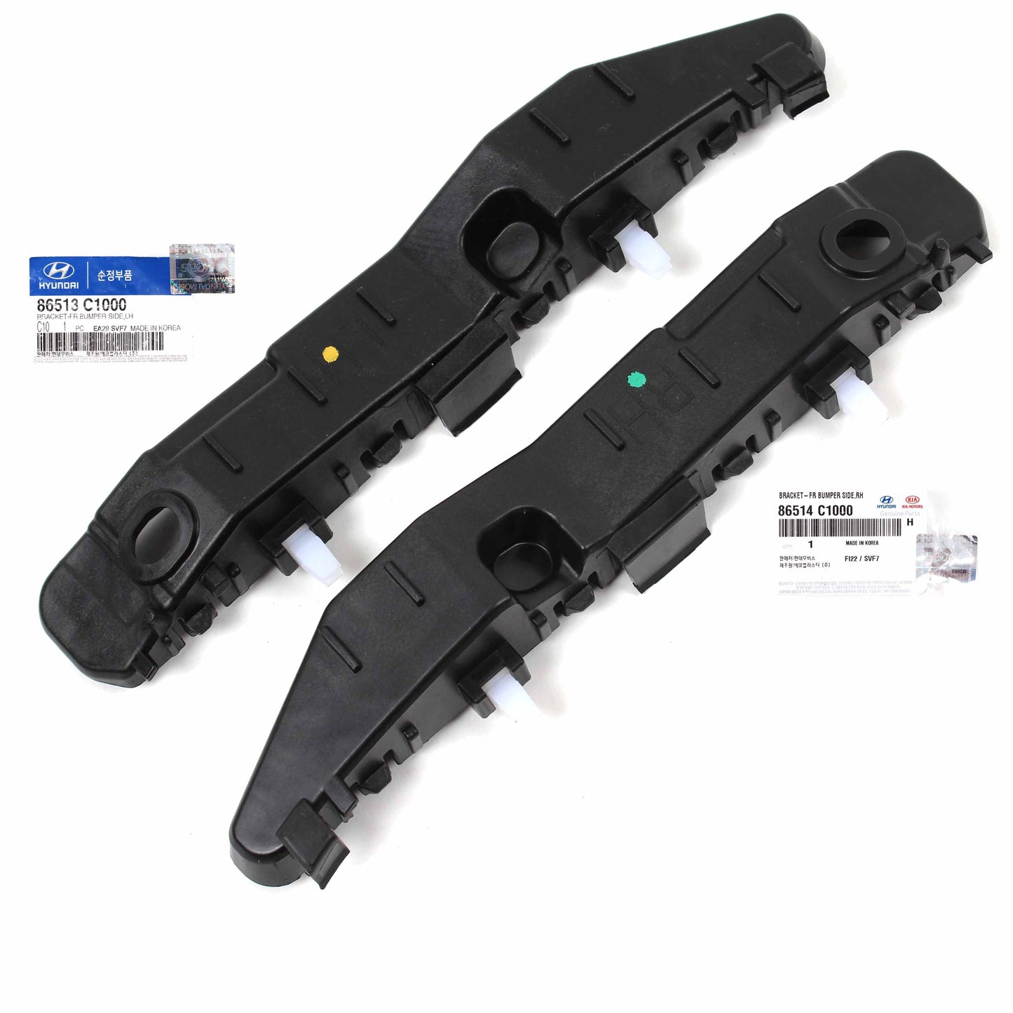 Front Bumper Bracket RIGHT PASSENGER OEM for 15-17 Hyundai Sonata 86514C1000