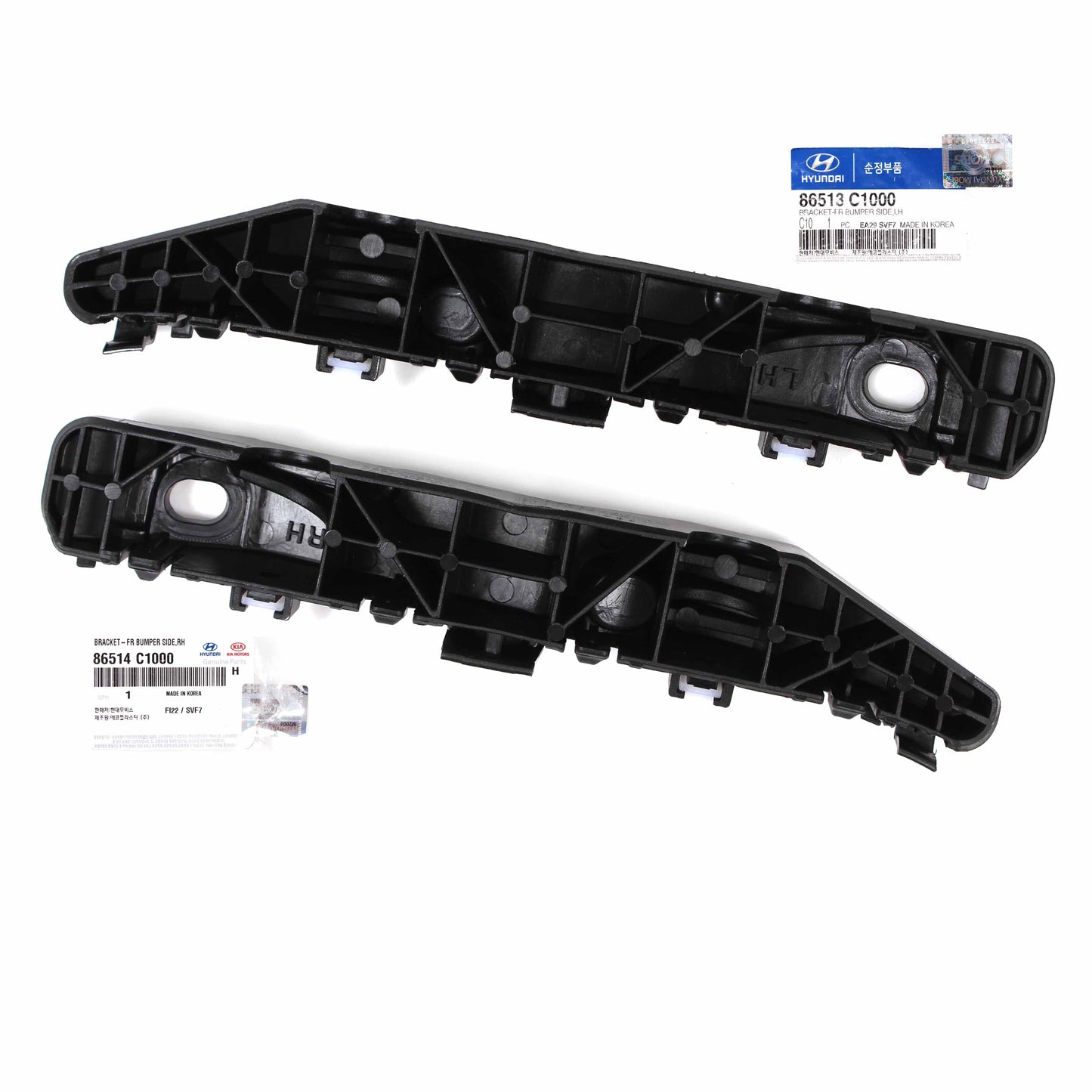 Front Bumper Bracket RIGHT PASSENGER OEM for 15-17 Hyundai Sonata 86514C1000