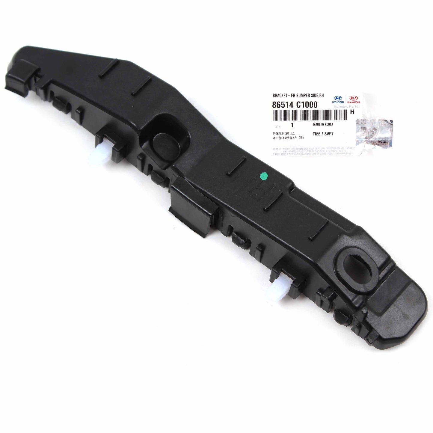 Front Bumper Bracket RIGHT PASSENGER OEM for 15-17 Hyundai Sonata 86514C1000
