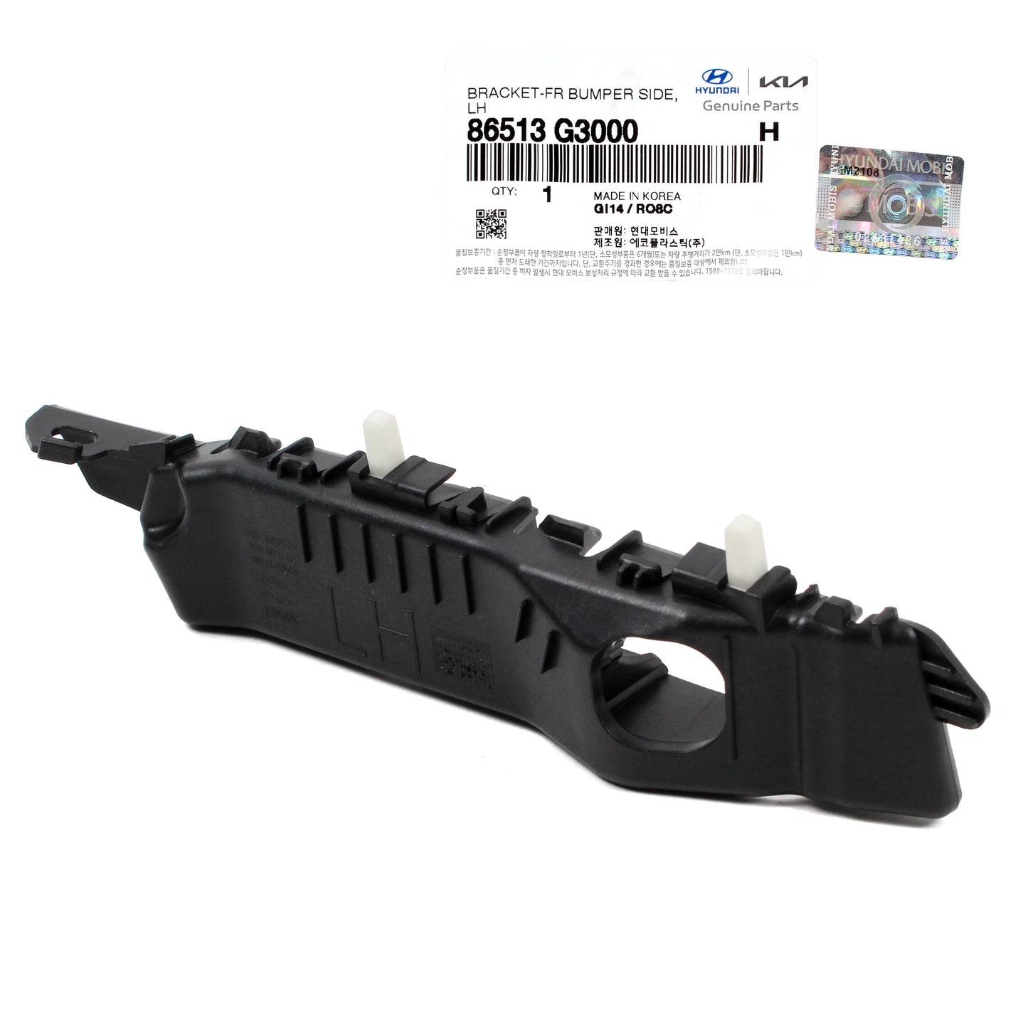 GENUINE Front Bumper Bracket LEFT DRIVER for 18-20 Hyundai Elantra GT 86513G3000
