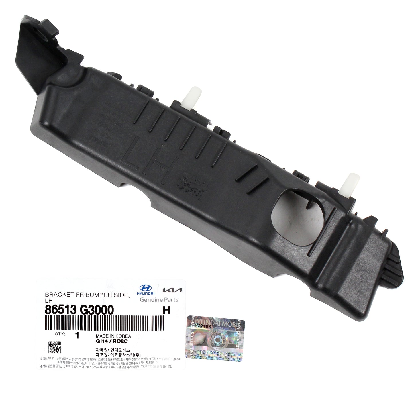 GENUINE Front Bumper Bracket LEFT DRIVER for 18-20 Hyundai Elantra GT 86513G3000
