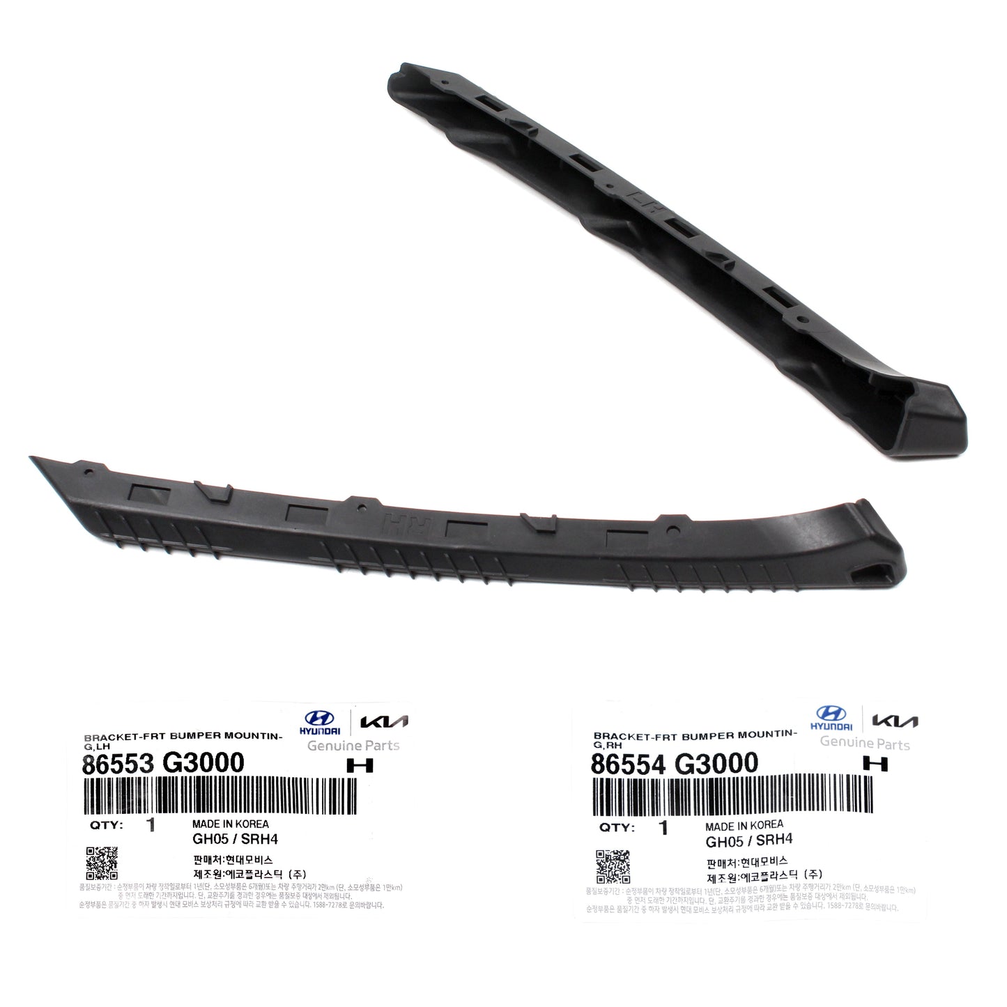 GENUINE Hyundai Elantra GT 2018-2020 for Front Bumper Bracket RIGHT 86554G3000