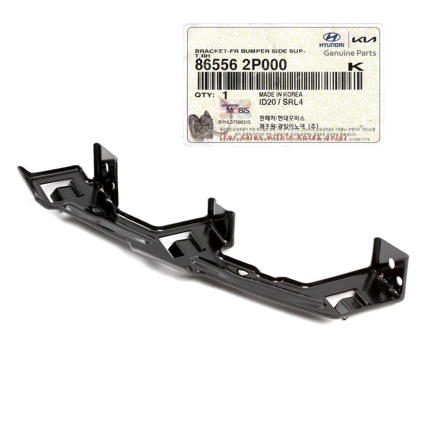 GENUINE Front Bumper Side Lower Bracket RIGHT for 11-13 Kia Sorento 865562P000