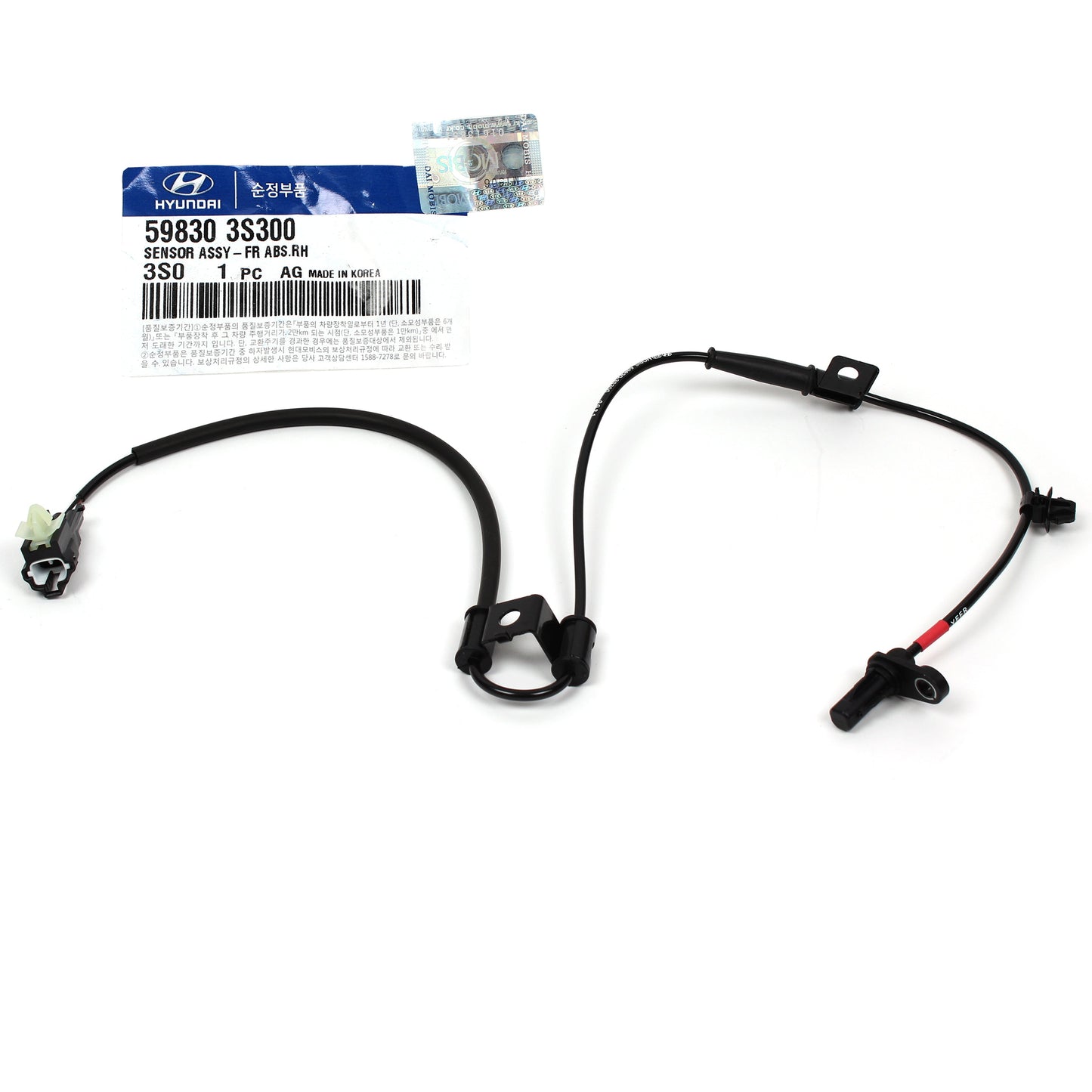 GENUINE ABS Speed Sensor FRONT RIGHT for 11-14 Hyundai Sonata OEM 598303S300