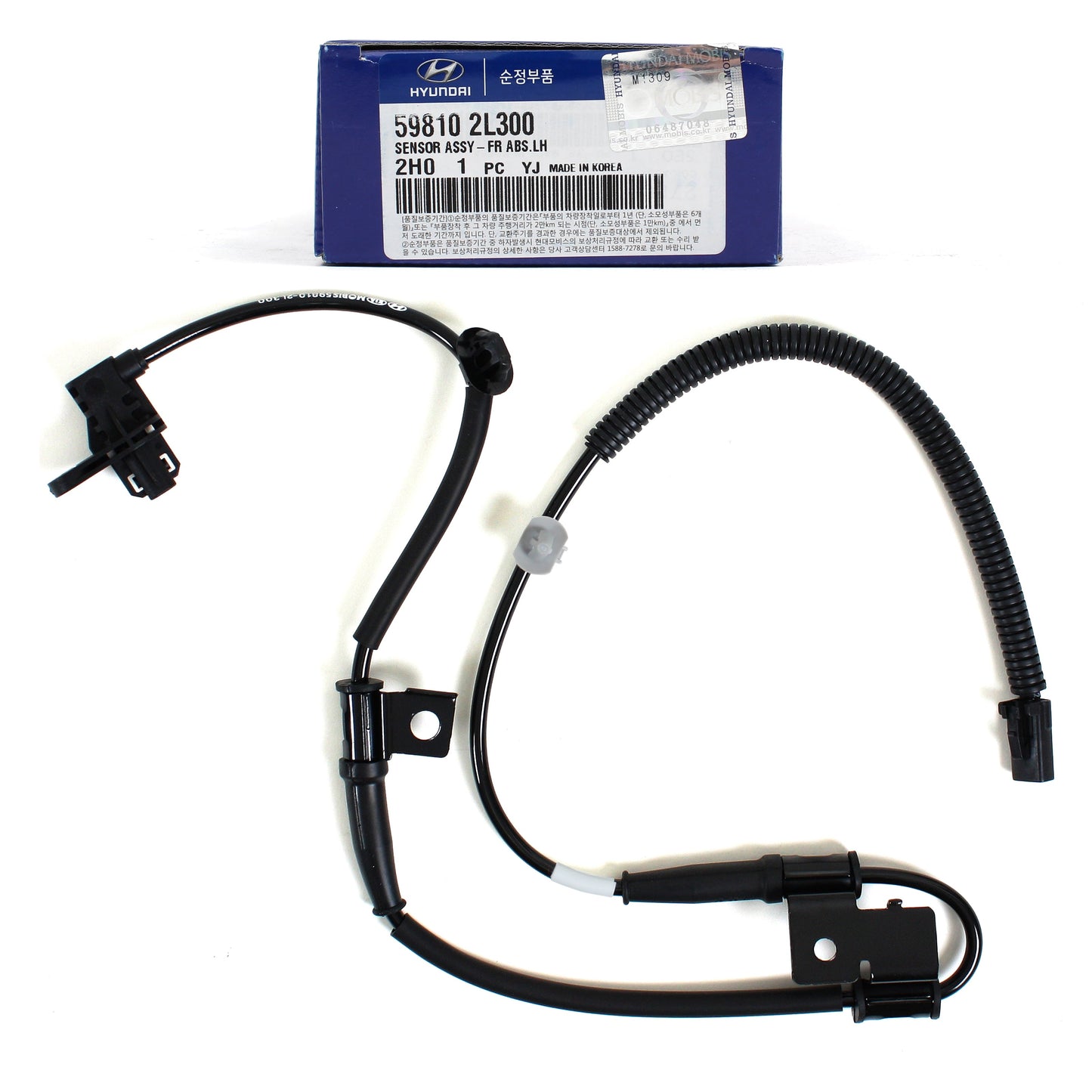 GENUINE ABS Speed Sensor FRONT LEFT for 07-12 Hyundai Elantra OEM 598102L300