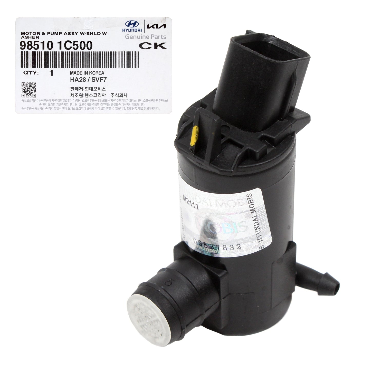 DENSO Windshield Washer Pump for 07-13 Accent Kia Forte Soul Spectra 985101C500