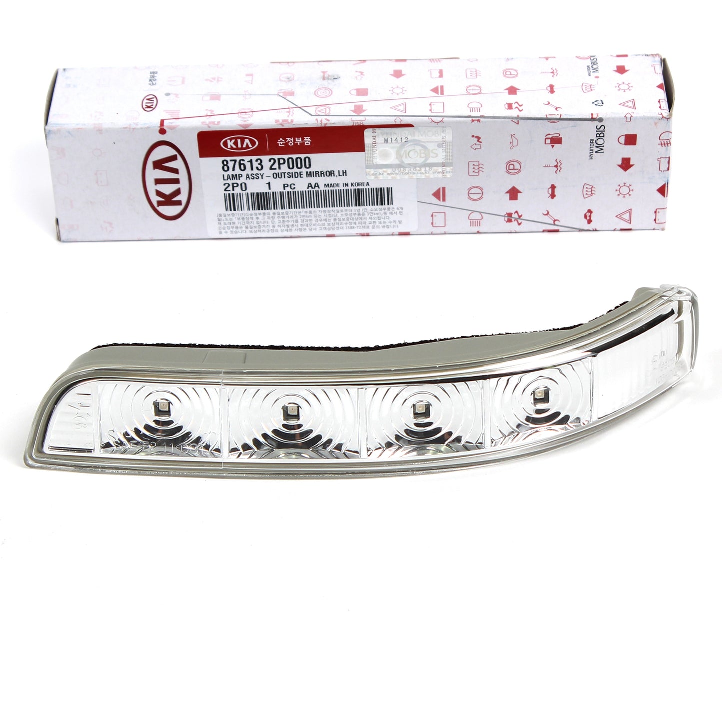 GENUINE Fits 12-15 KIA Sorento 4LED Side Mirror Signal lamp LH OEM 876132P000