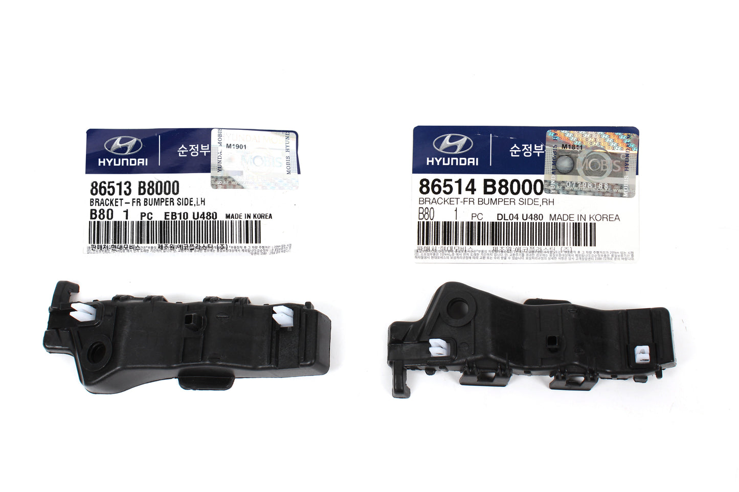 Front Bumper Bracket LEFT GENUINE for 2013-2018 Hyundai Santa Fe OEM 86513B8000