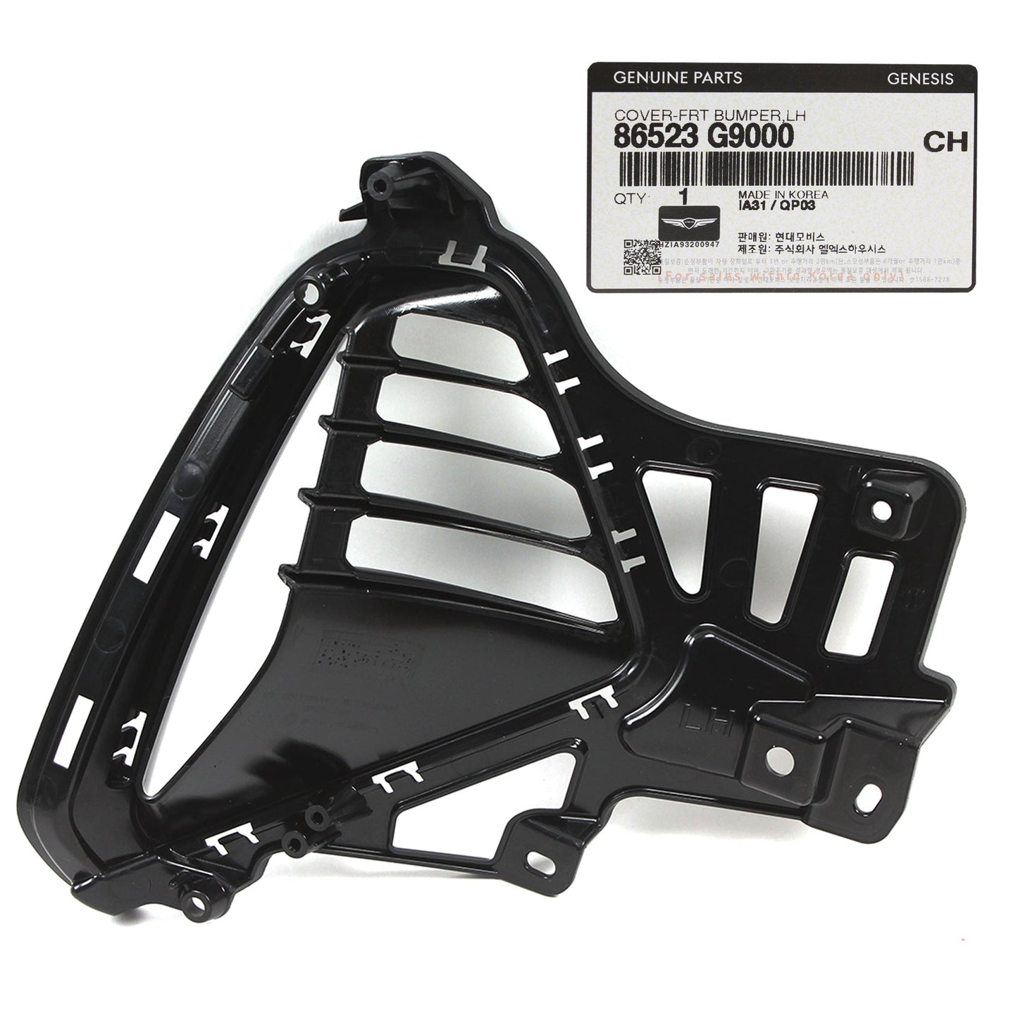 GENUINE Front Bumper Air Inlet Cover RIGHT for 19-21 Genesis G70 86524G9000