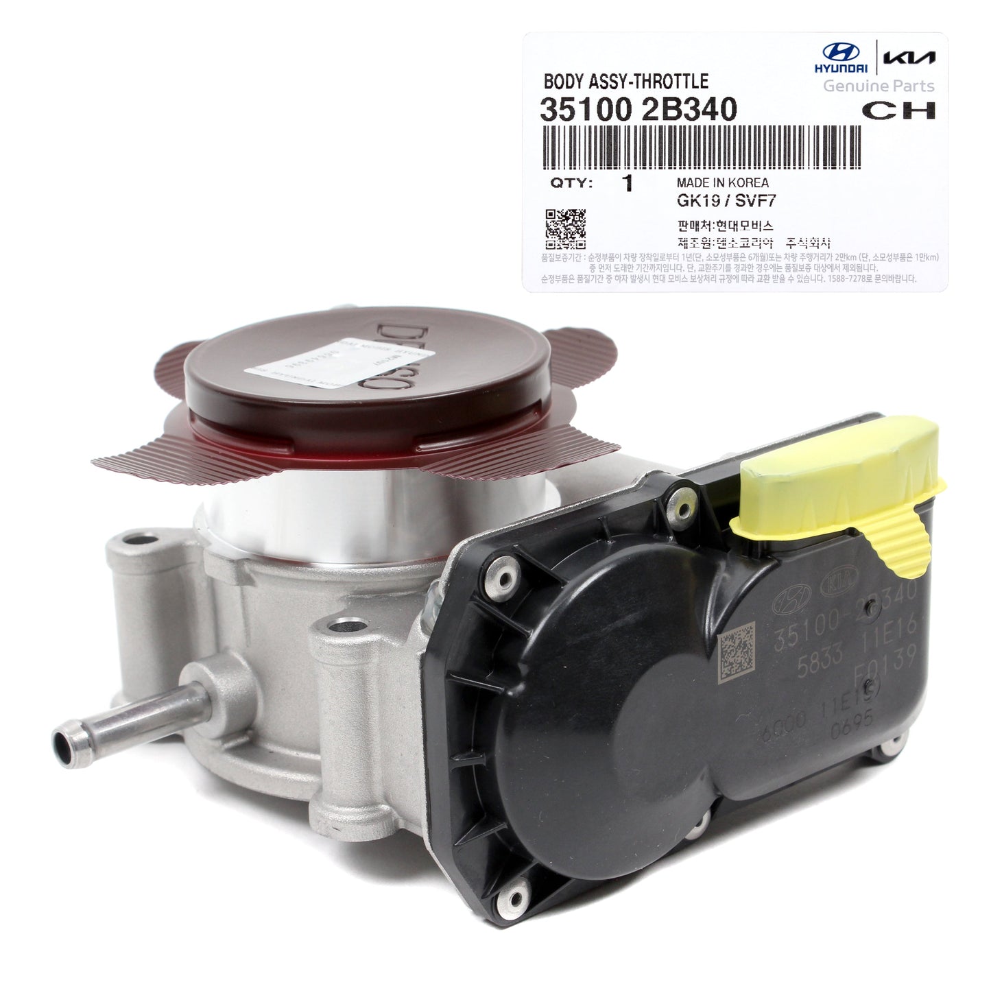 GENUINE Throttle Body for 16-20 Kia Forte5 Optima 1.6L Turbo OEM 351002B340