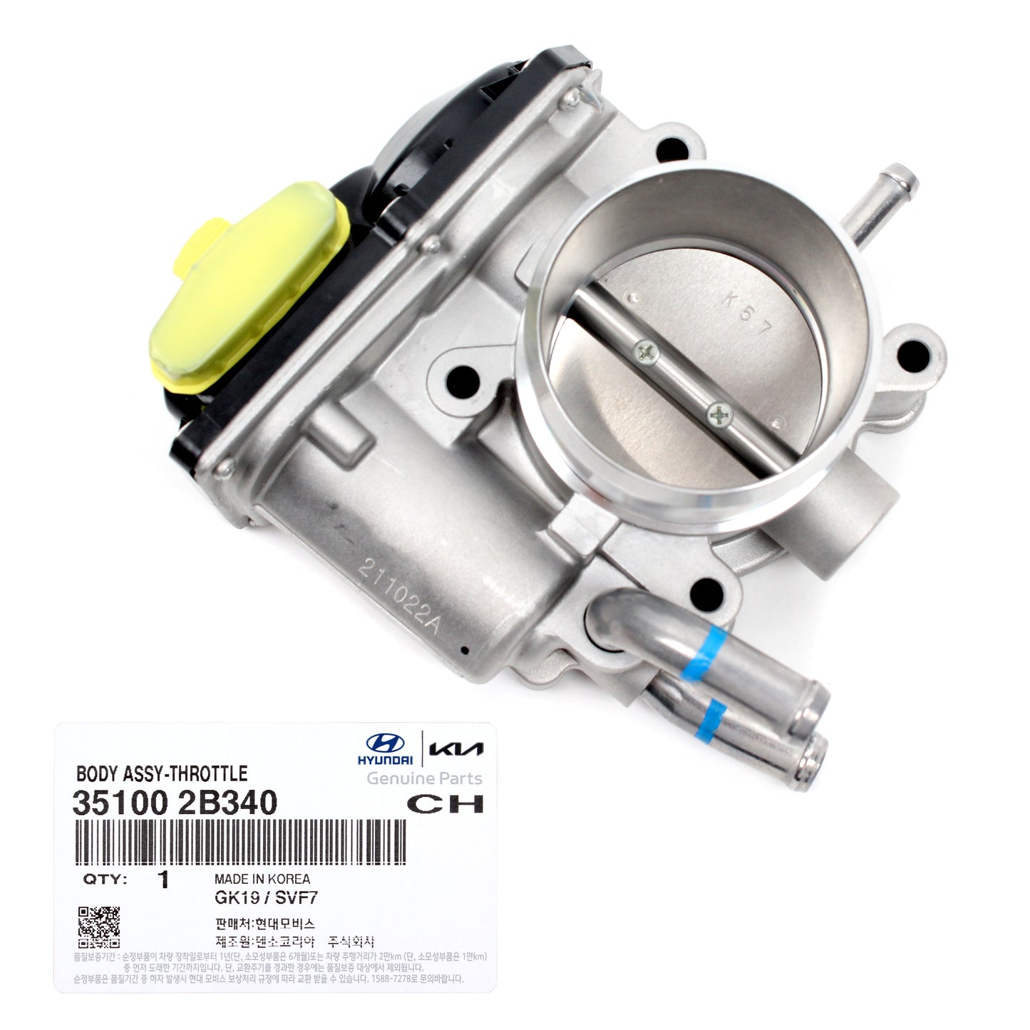 GENUINE Throttle Body for 16-20 Kia Forte5 Optima 1.6L Turbo OEM 351002B340