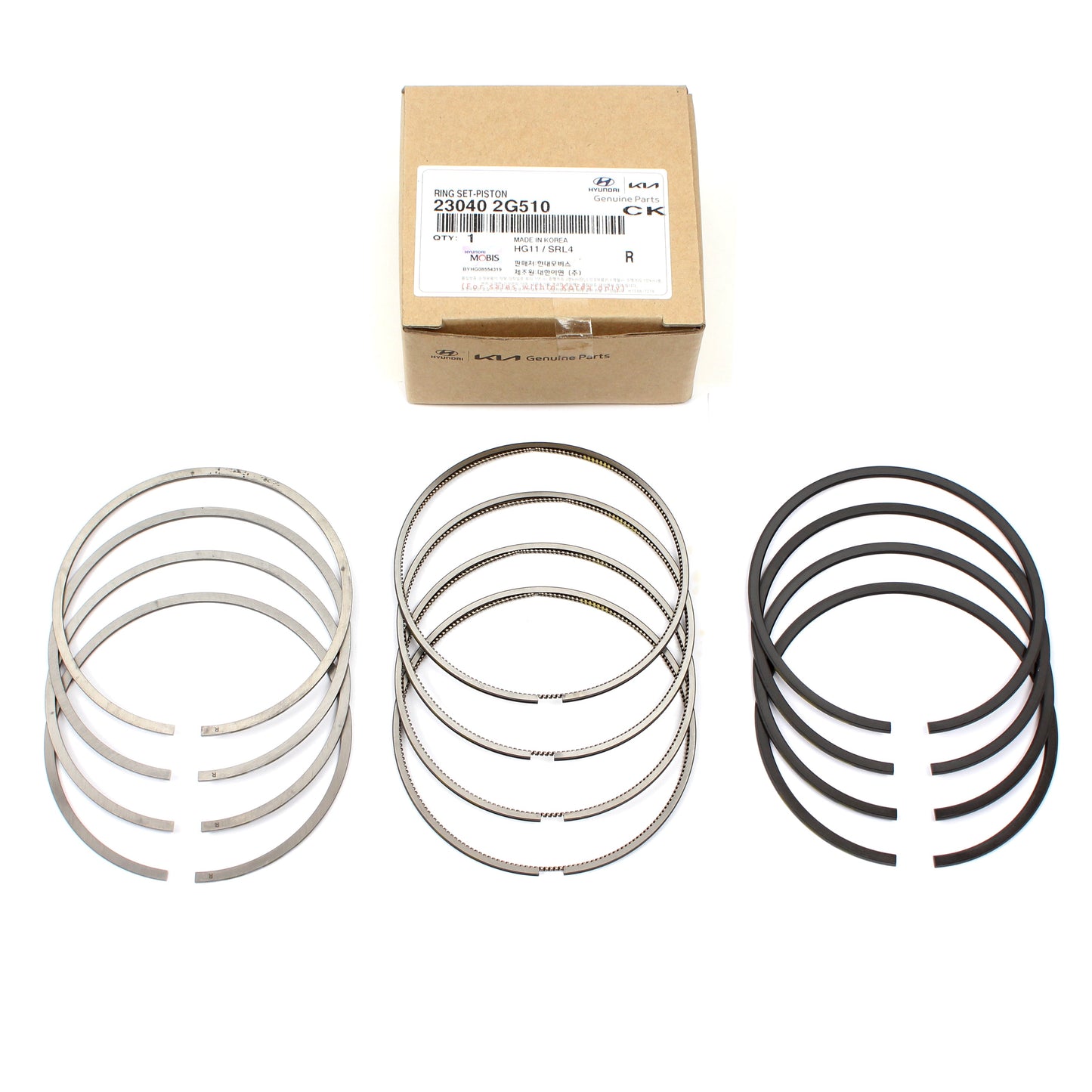 GENUINE Engine Piston Rings STD for 13-21 Santa Fe Sonata Tucson 2.4L 230402G510