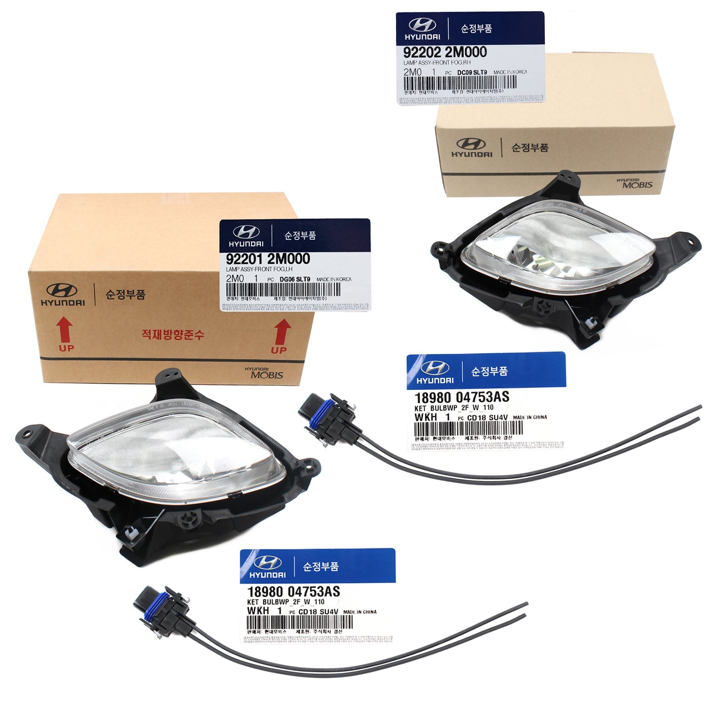 GENUINE Fog Light lamp LEFT for 10-12 Hyundai Genesis Coupe OEM 922012M000