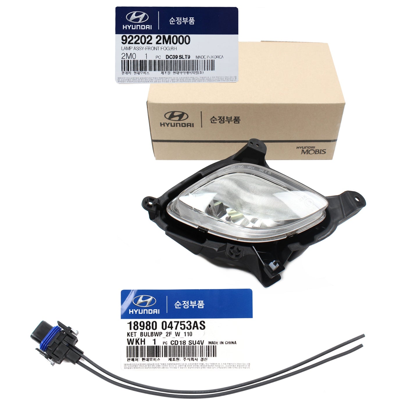 GENUINE Fog Light lamp LEFT for 10-12 Hyundai Genesis Coupe OEM 922012M000