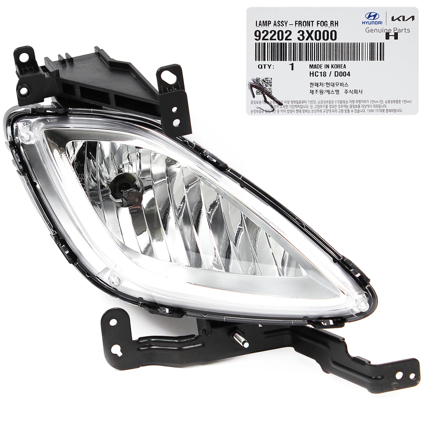 GENUINE Fog lamp Light DRIVER for 2011-2013 Hyundai Elantra OEM 922013X000