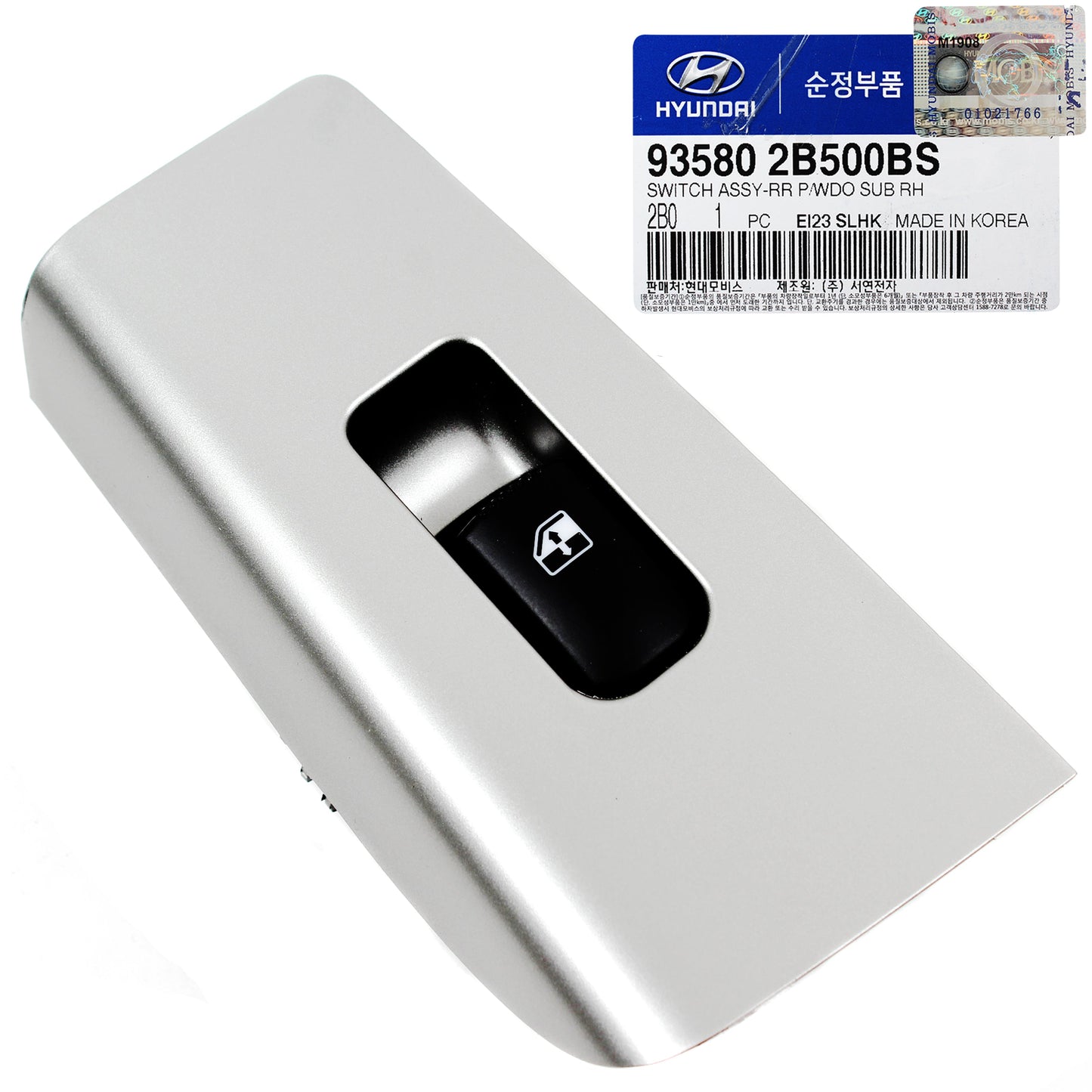 GENUINE Rear Power Window Switch RIGHT for 10-12 Hyundai Santa Fe 935802B500BS