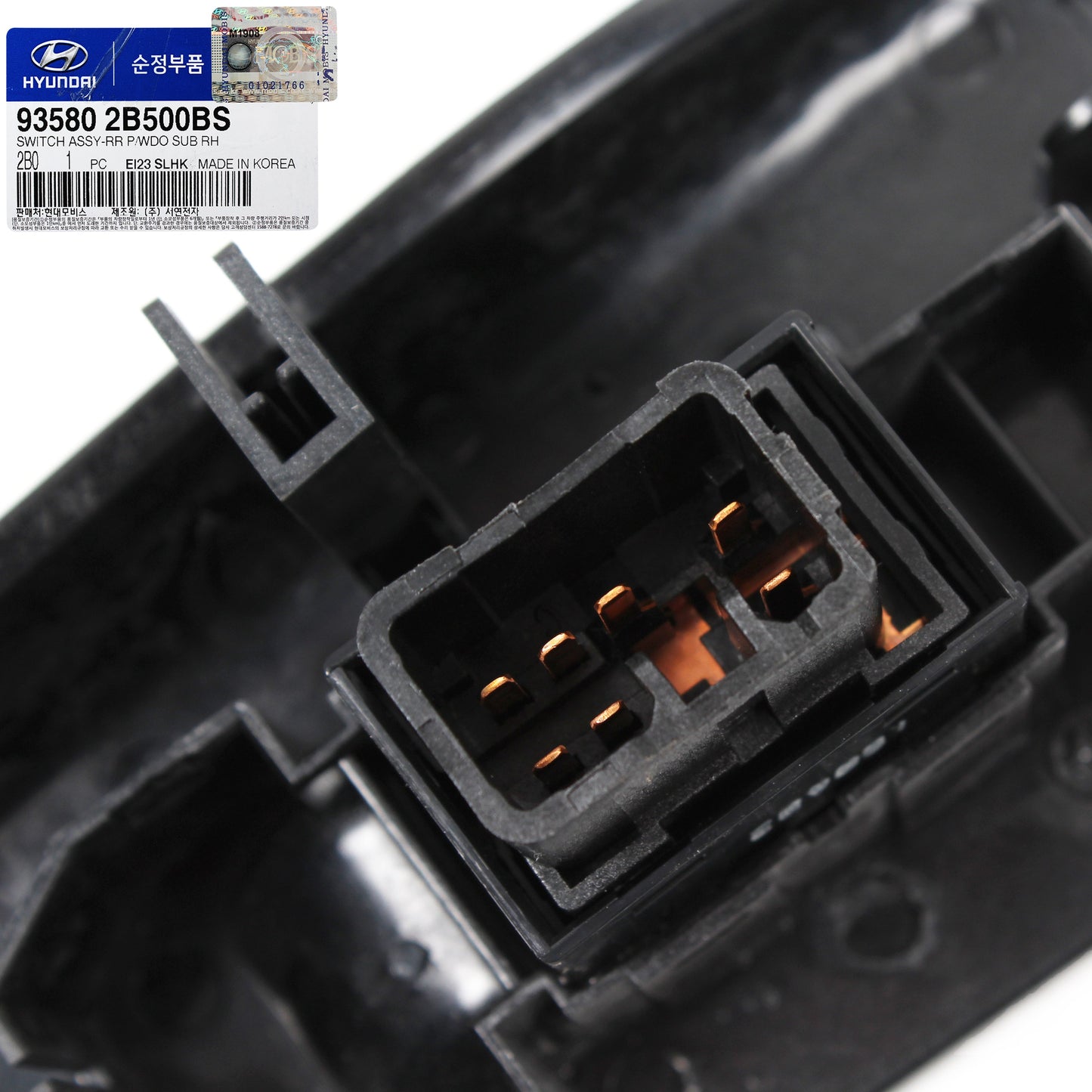 GENUINE Rear Power Window Switch RIGHT for 10-12 Hyundai Santa Fe 935802B500BS