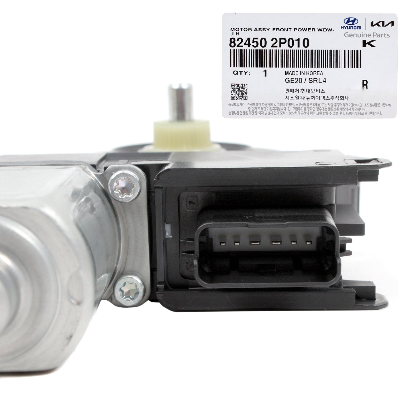 GENUINE Window Motor FRONT LEFT DRIVER for 2011-2013 Kia Sorento 824502P010