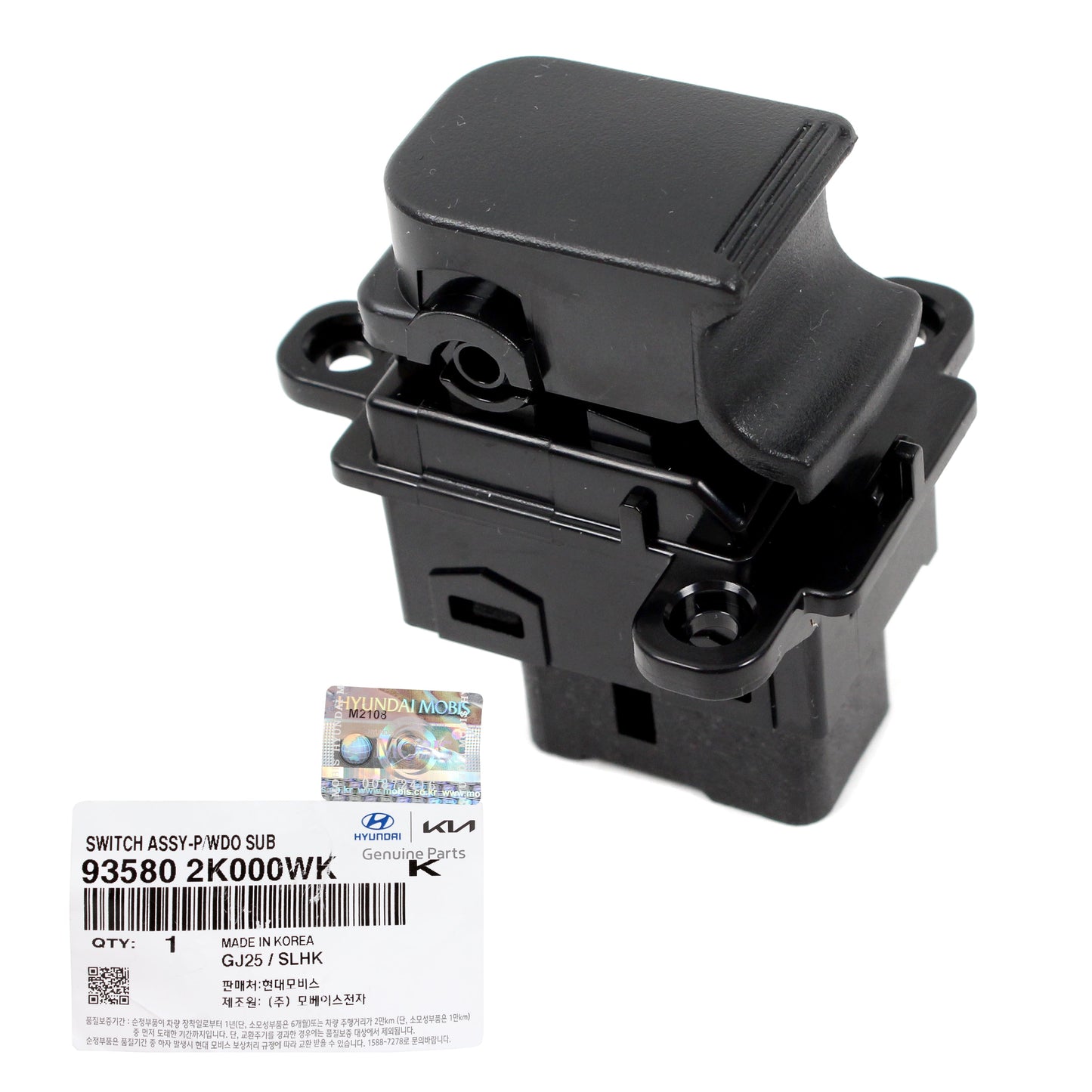 GENUINE Rear Power Window Switch LEFT or RIGHT for 11-13 Kia Soul 935802K000WK