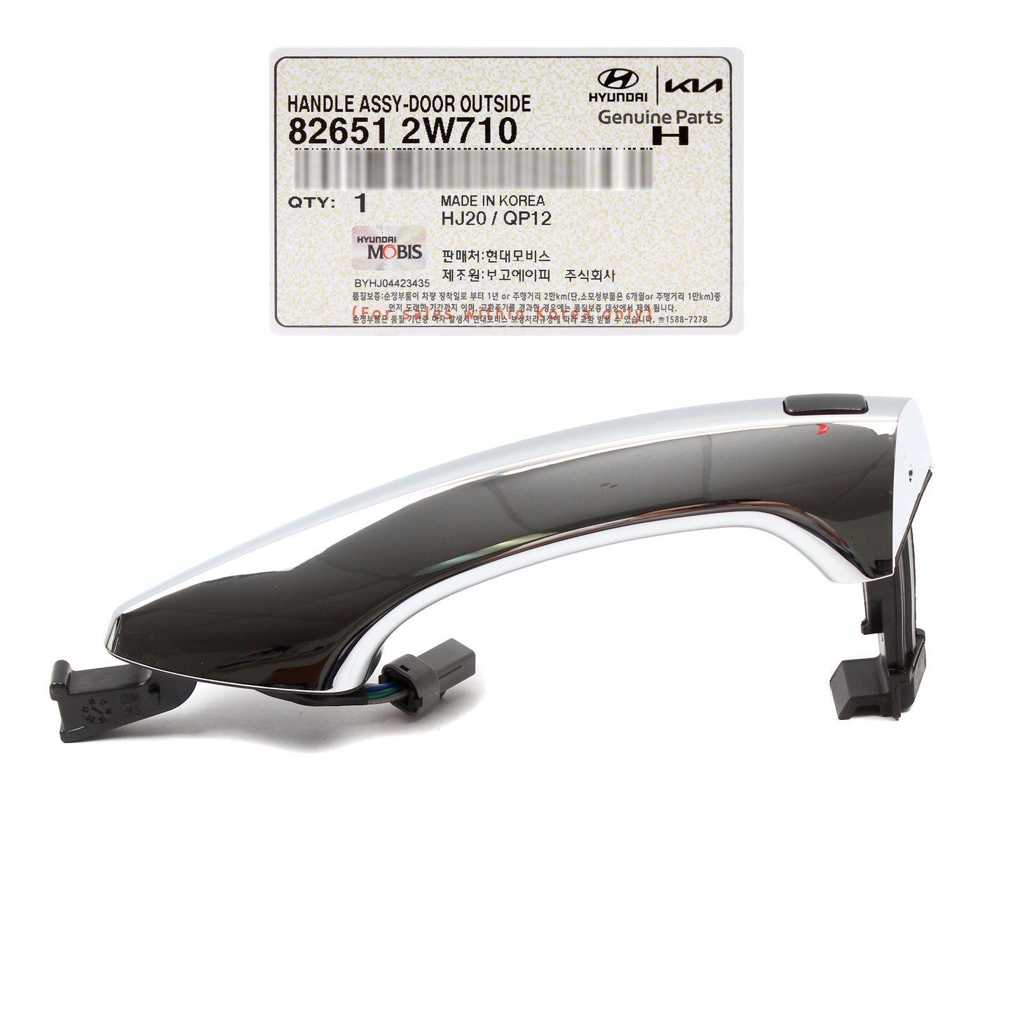 OEM Front Outside Door Handle LEFT for 2013-2019 Hyundai Santa Fe 826512W710