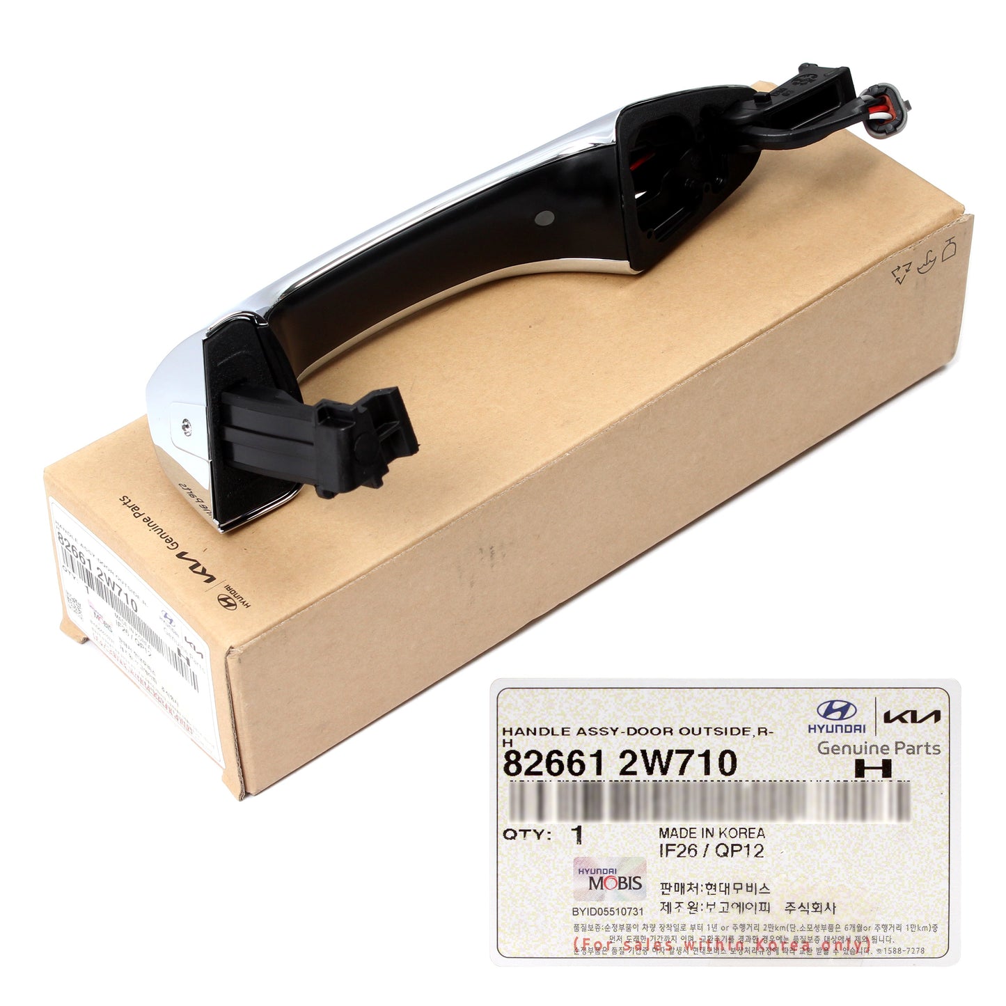 OEM Front Outside Door Handle RIGHT for 2013-2019 Hyundai Santa Fe 826612W710