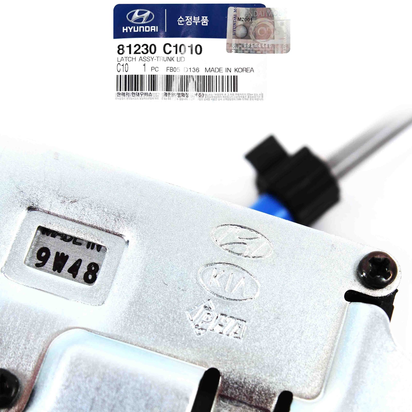 GENUINE for 2015-2017 Hyundai Sonata Trunk Lid Lock Latch Actuator 81230C1010