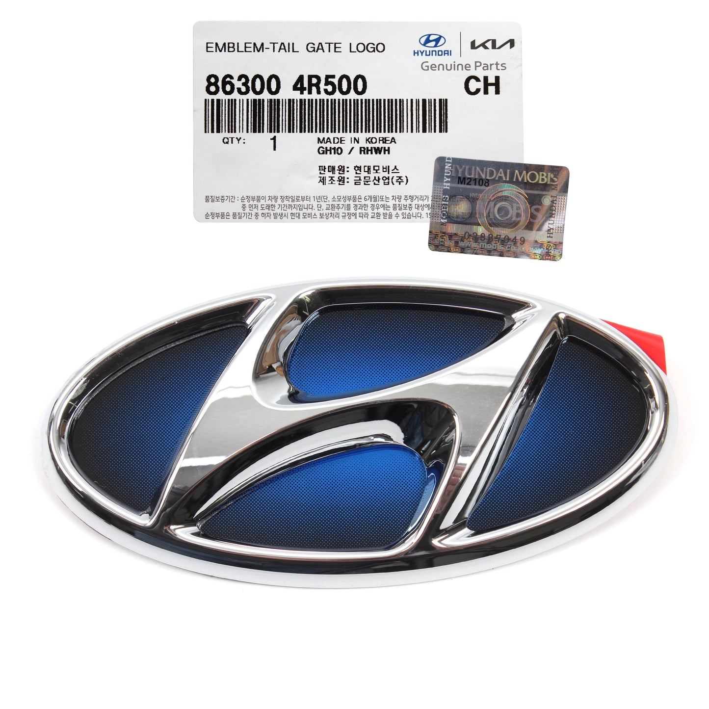 GENUINE Rear Trunk Emblem for 2013 2014 2015 Hyundai Sonata HYBRID 863004R500