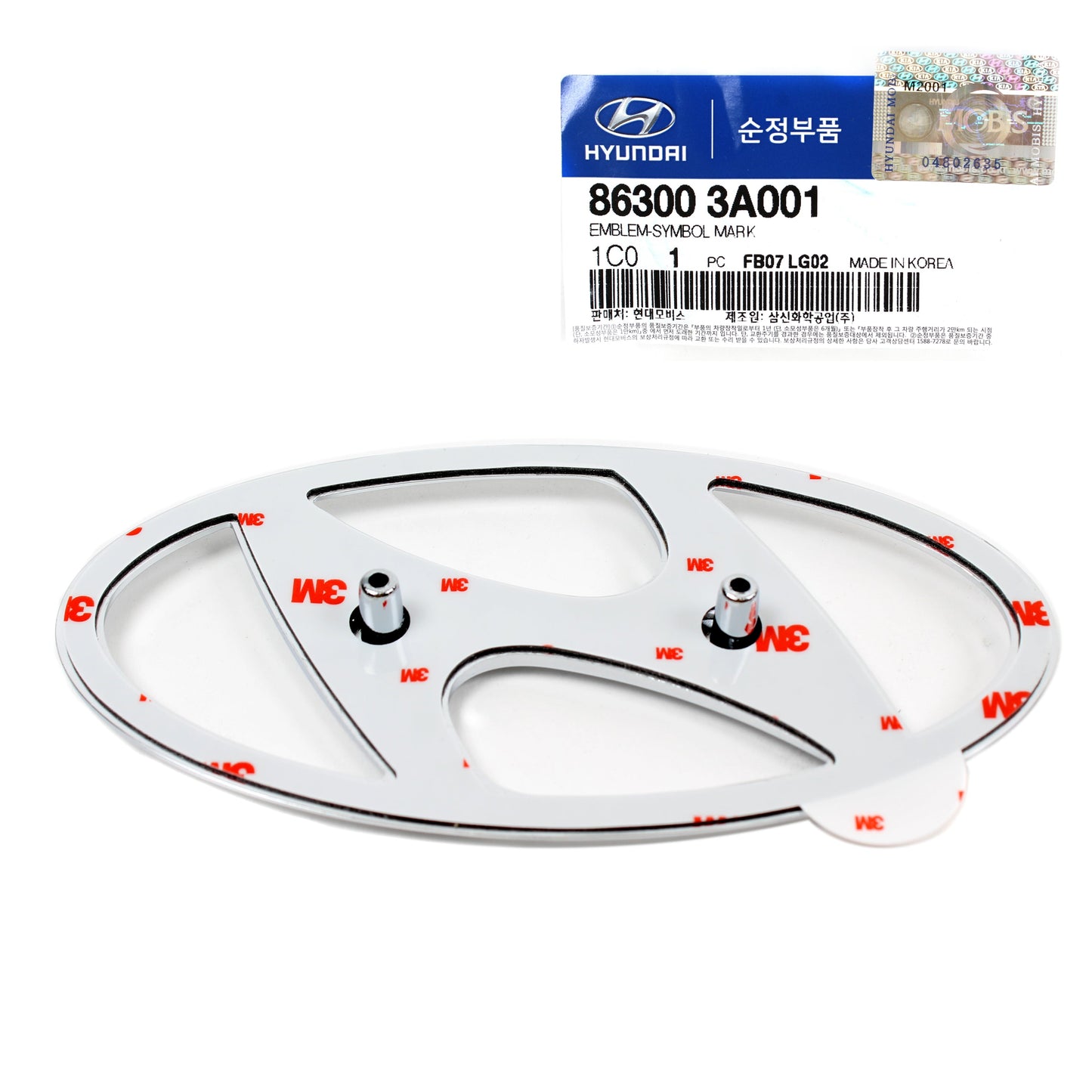 Front Grille Emblem for 2006-2011 Hyundai Accent Elantra GENUINE 863003A001