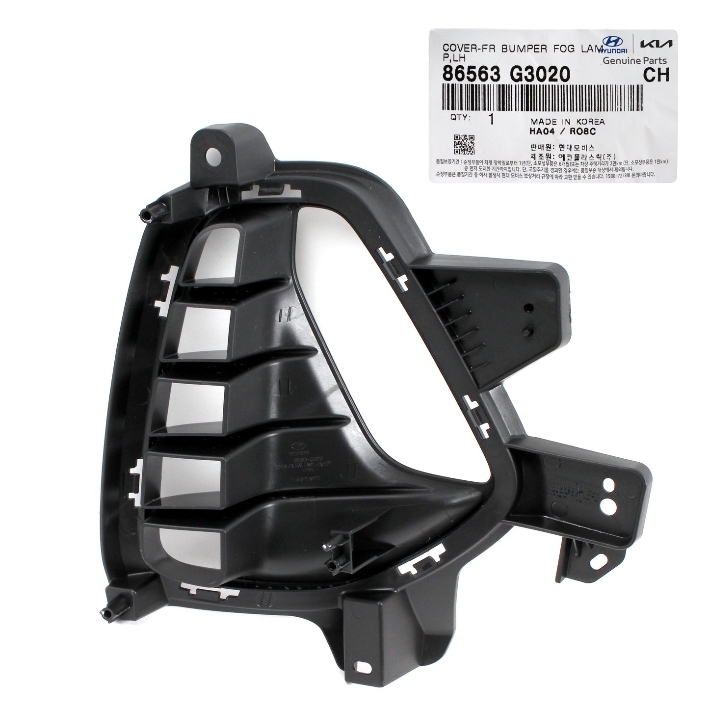 GENUINE DRL Fog Lamp & Cover LEFT DRIVER for 18-20 Hyundai Elantra GT 86563G3020